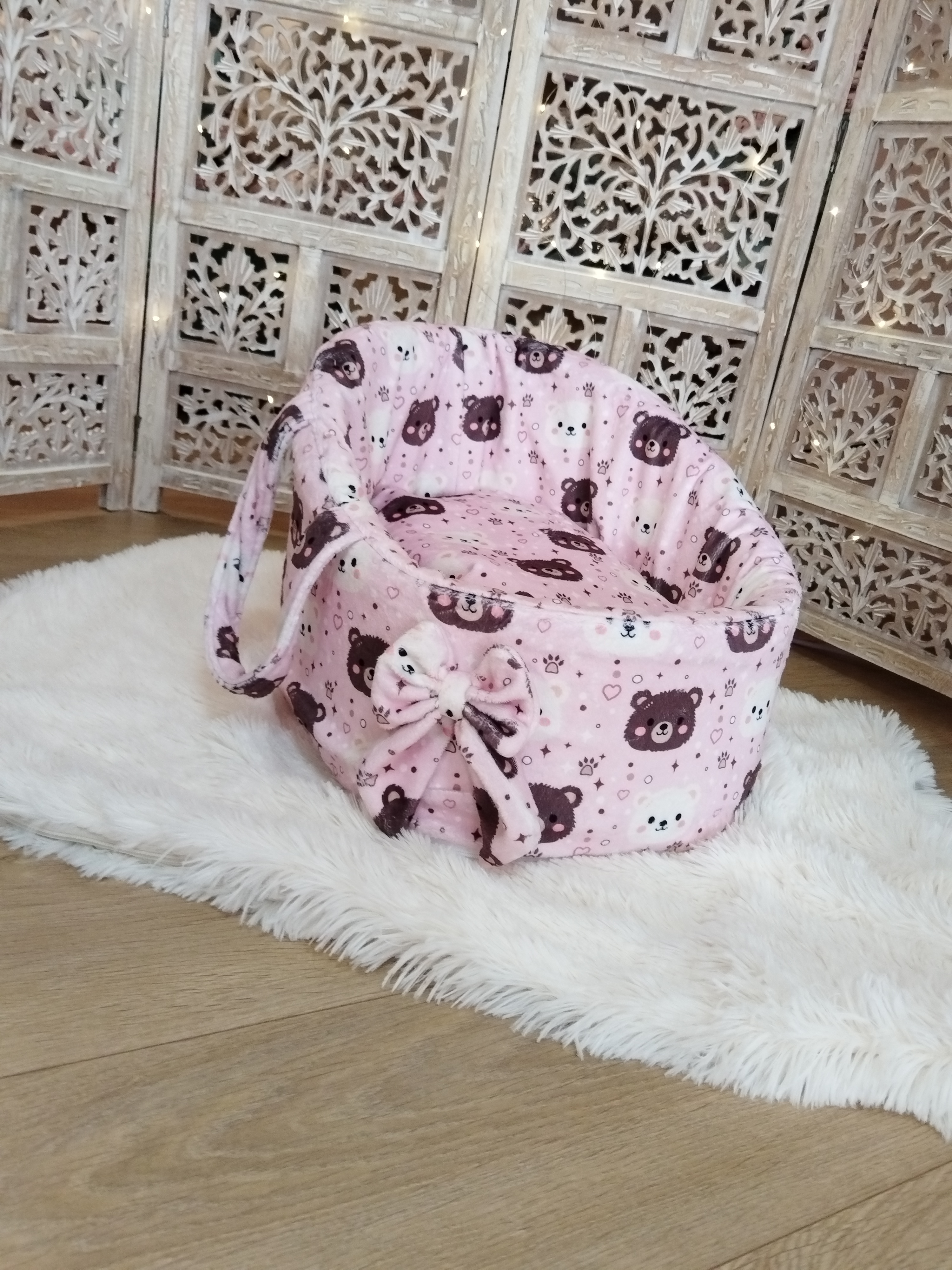 Housse Berceau - Ourson d'Amour