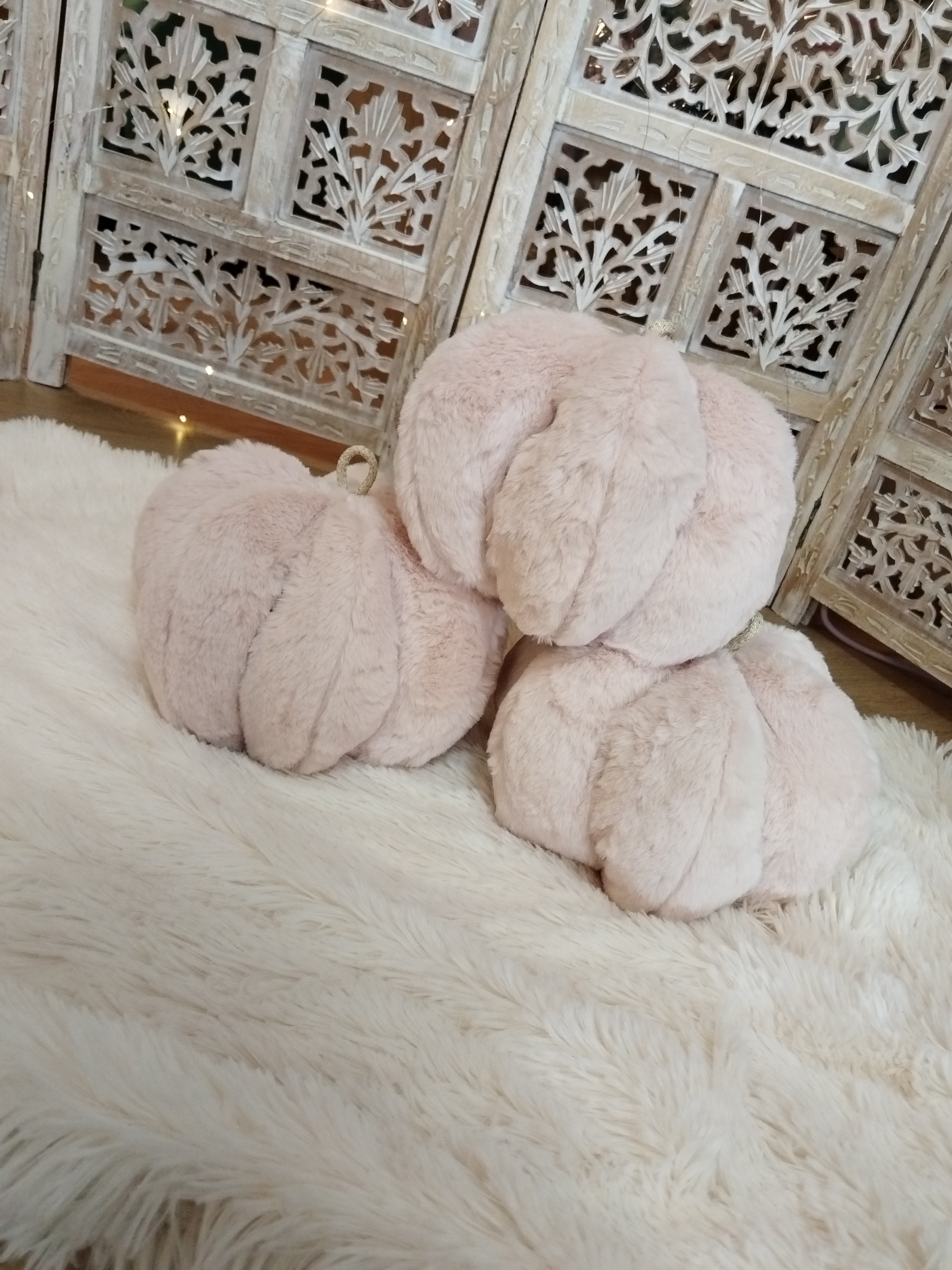 Coussin Citrouille - Eclat de Lune - Rosée Lunaire