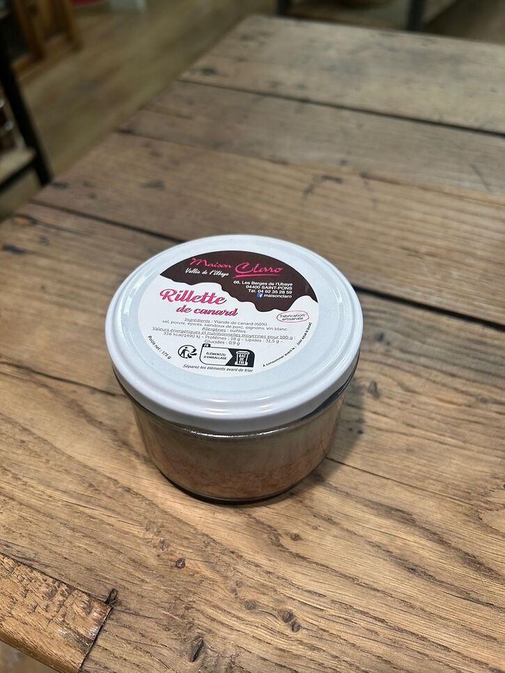 Rillette de canard 175g