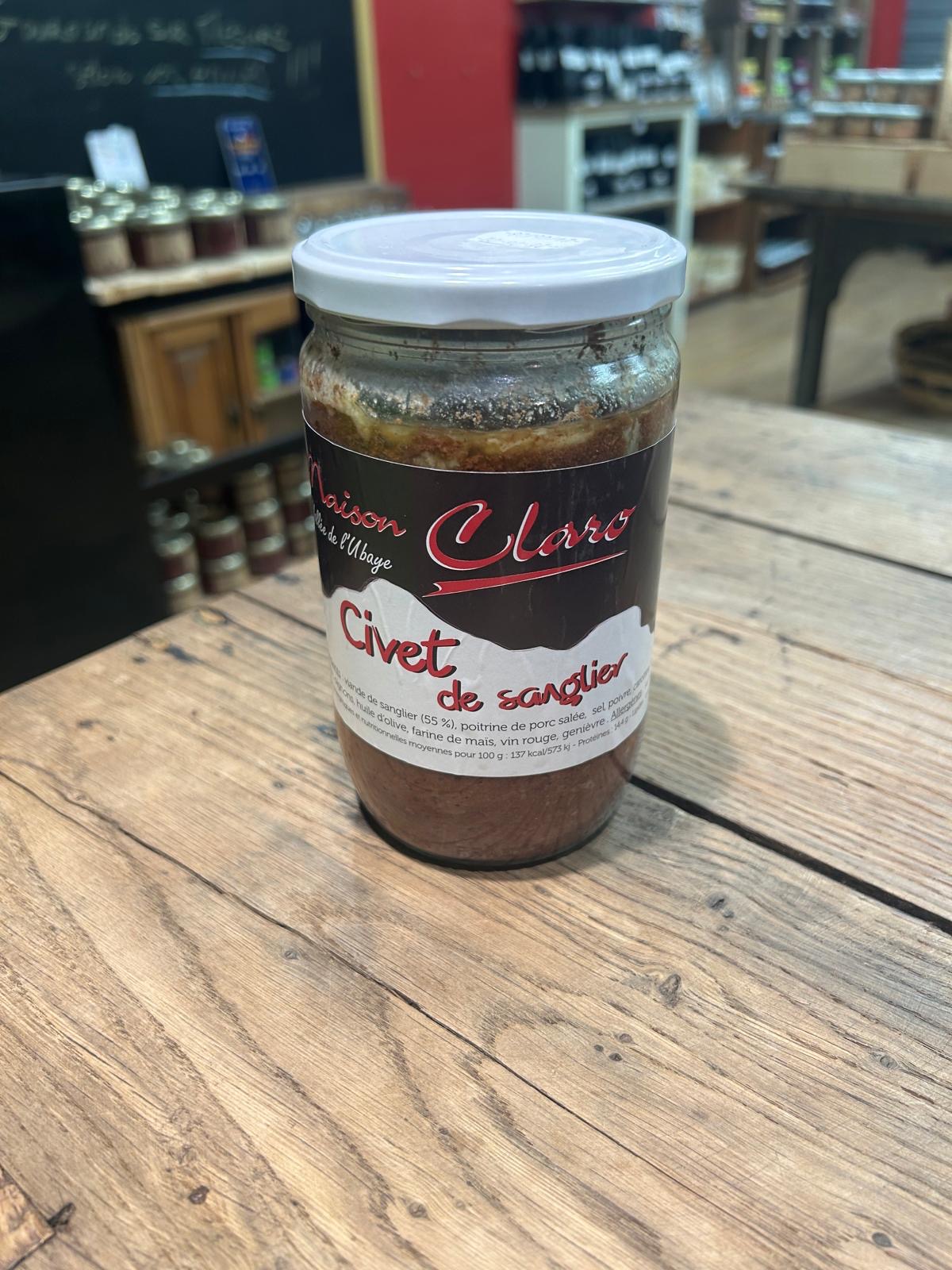 Civet de sanglier 600g