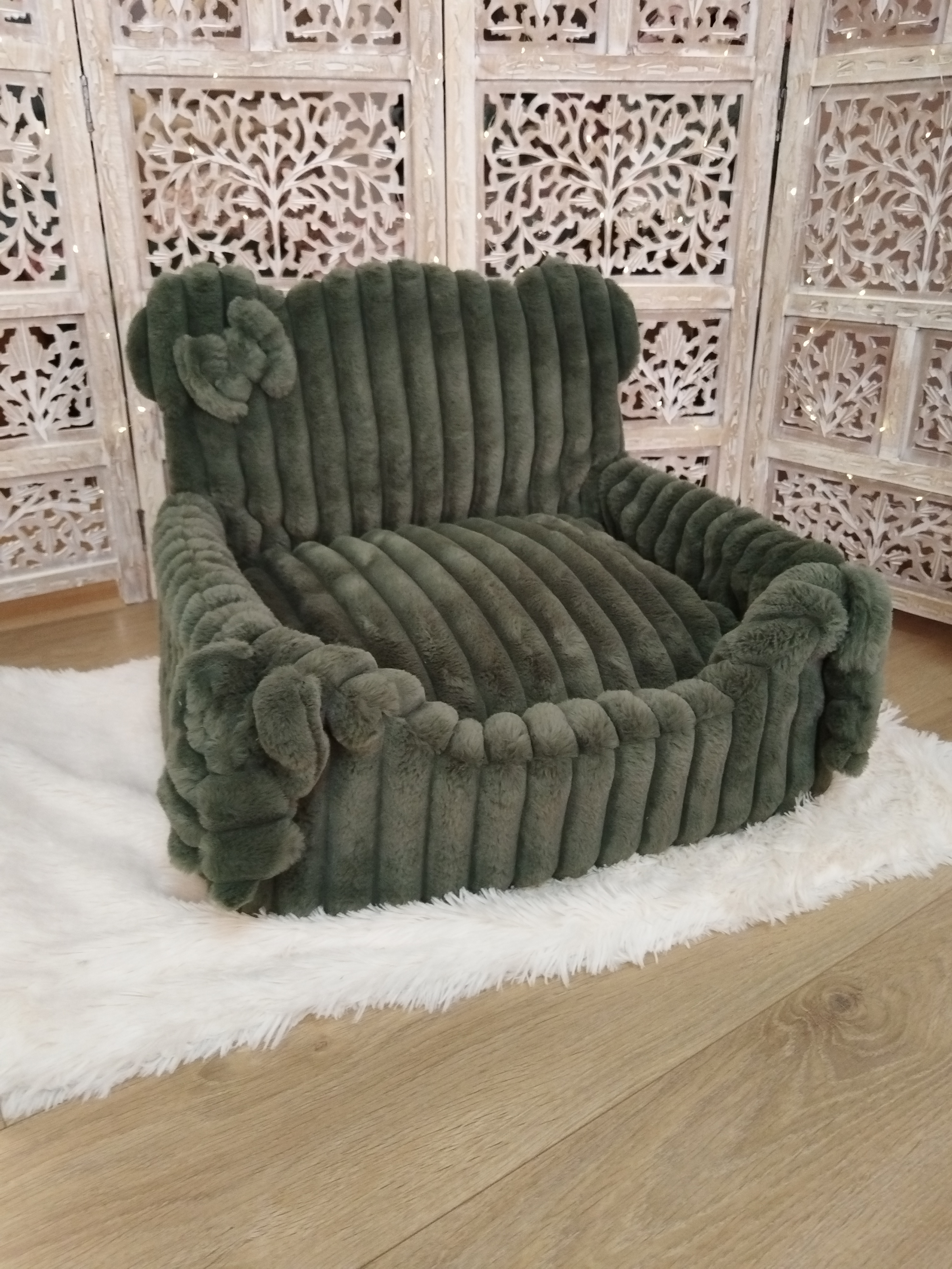 Housse pour Cute Teddy -  Éclat de Lune – Éclat d’Émeraude