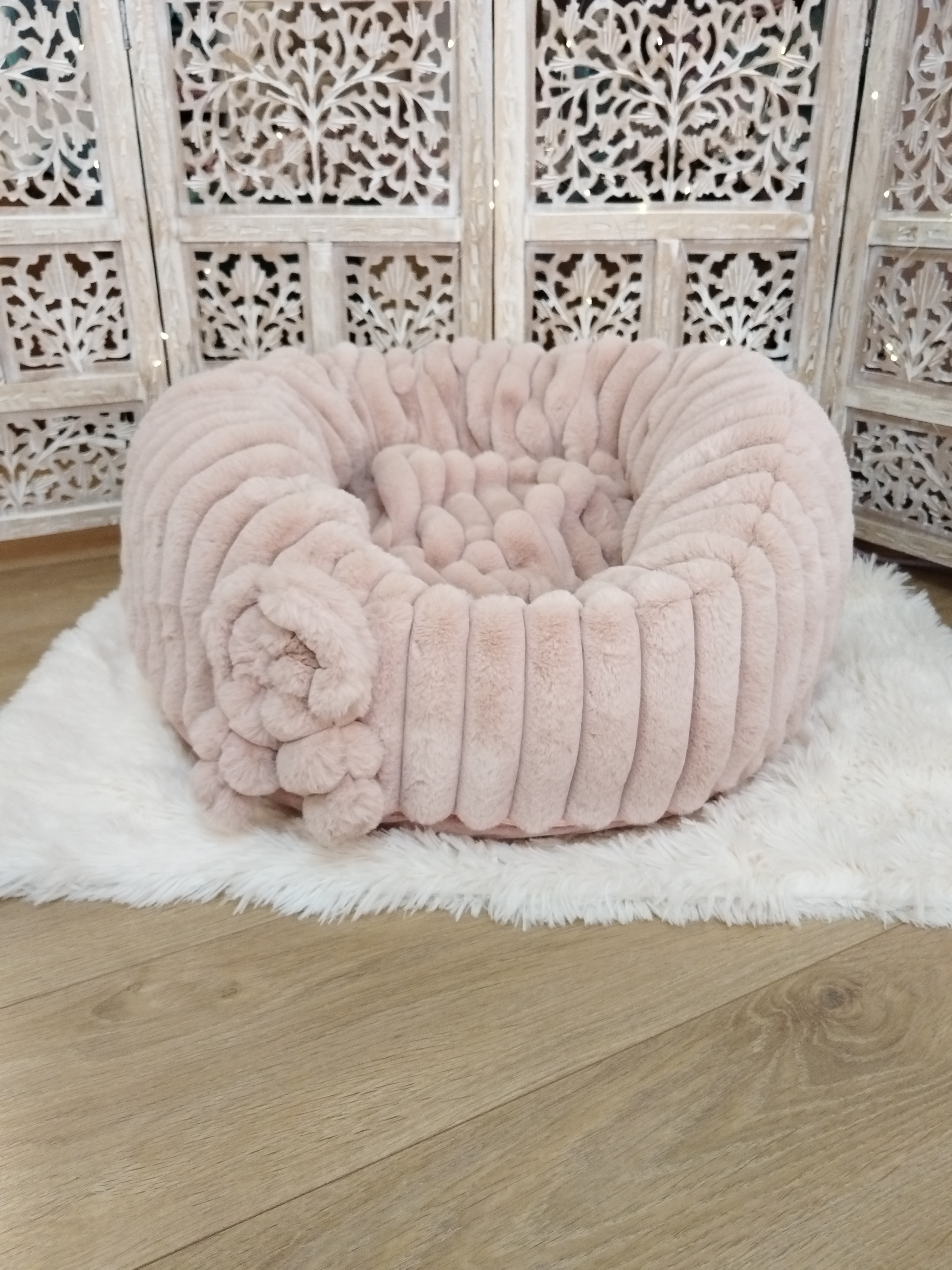 Housse pour Pouf - Éclat de Lune – Rosée Lunaire