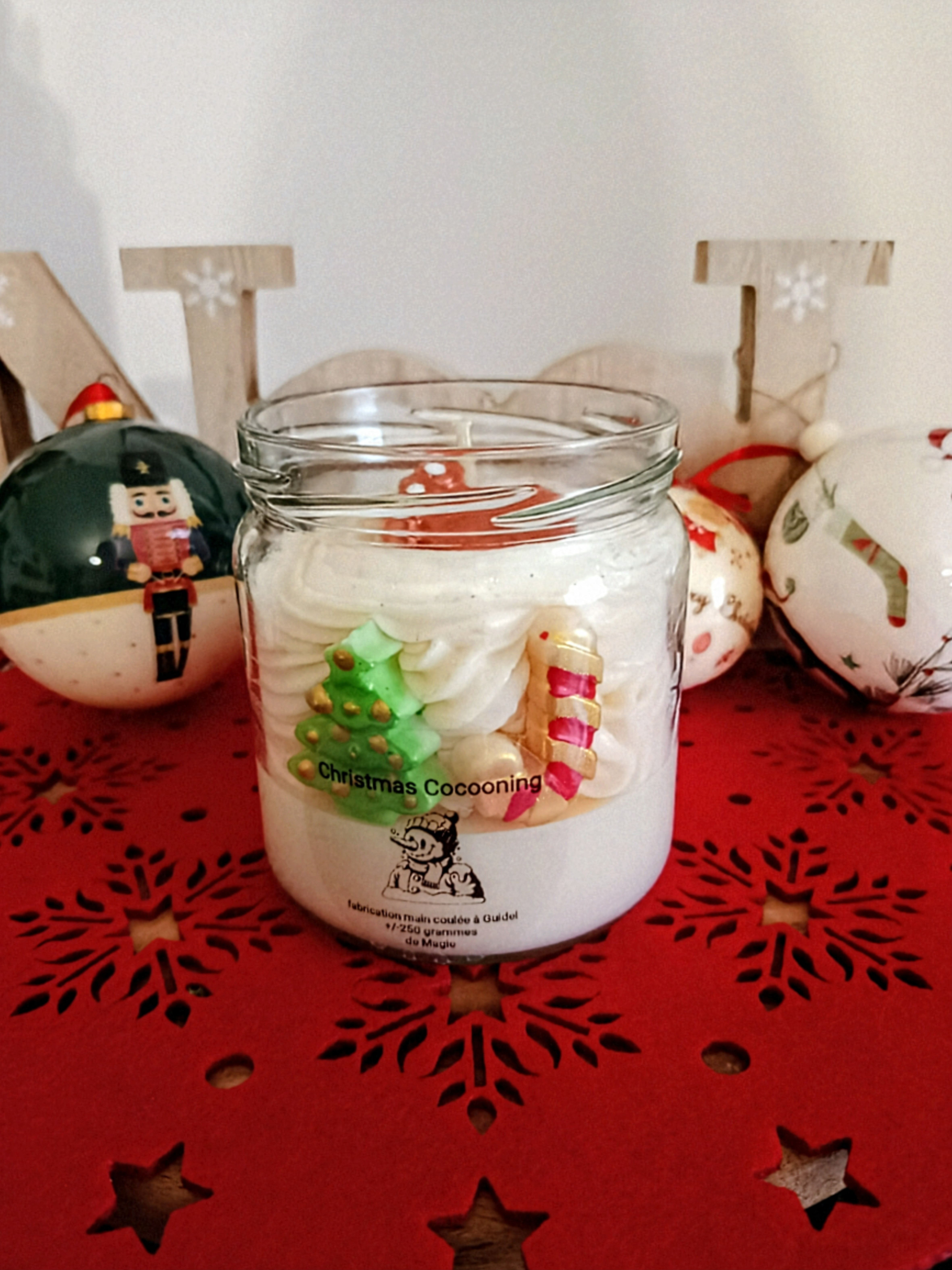 bougie gourmande Christmas cocooning 250g