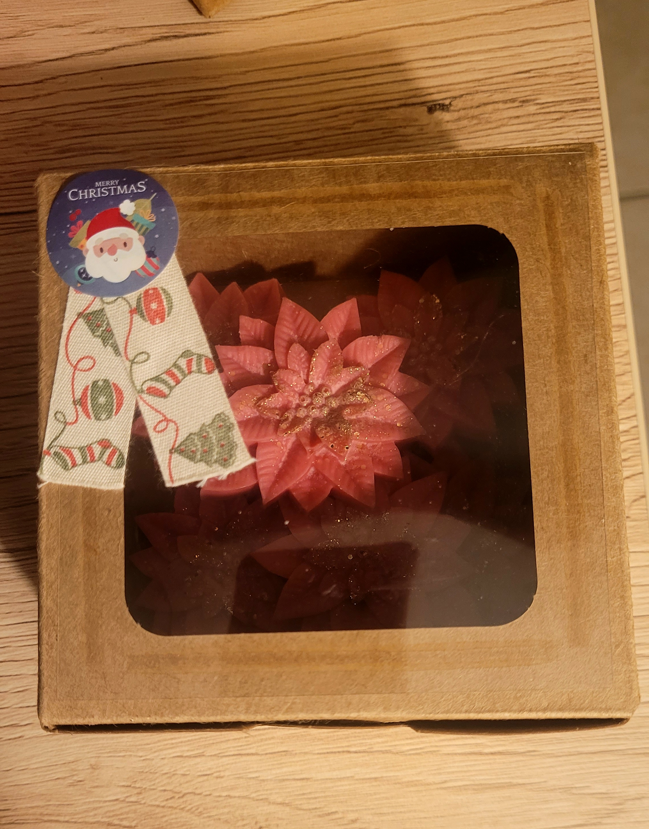 Fondants Rose de Noel