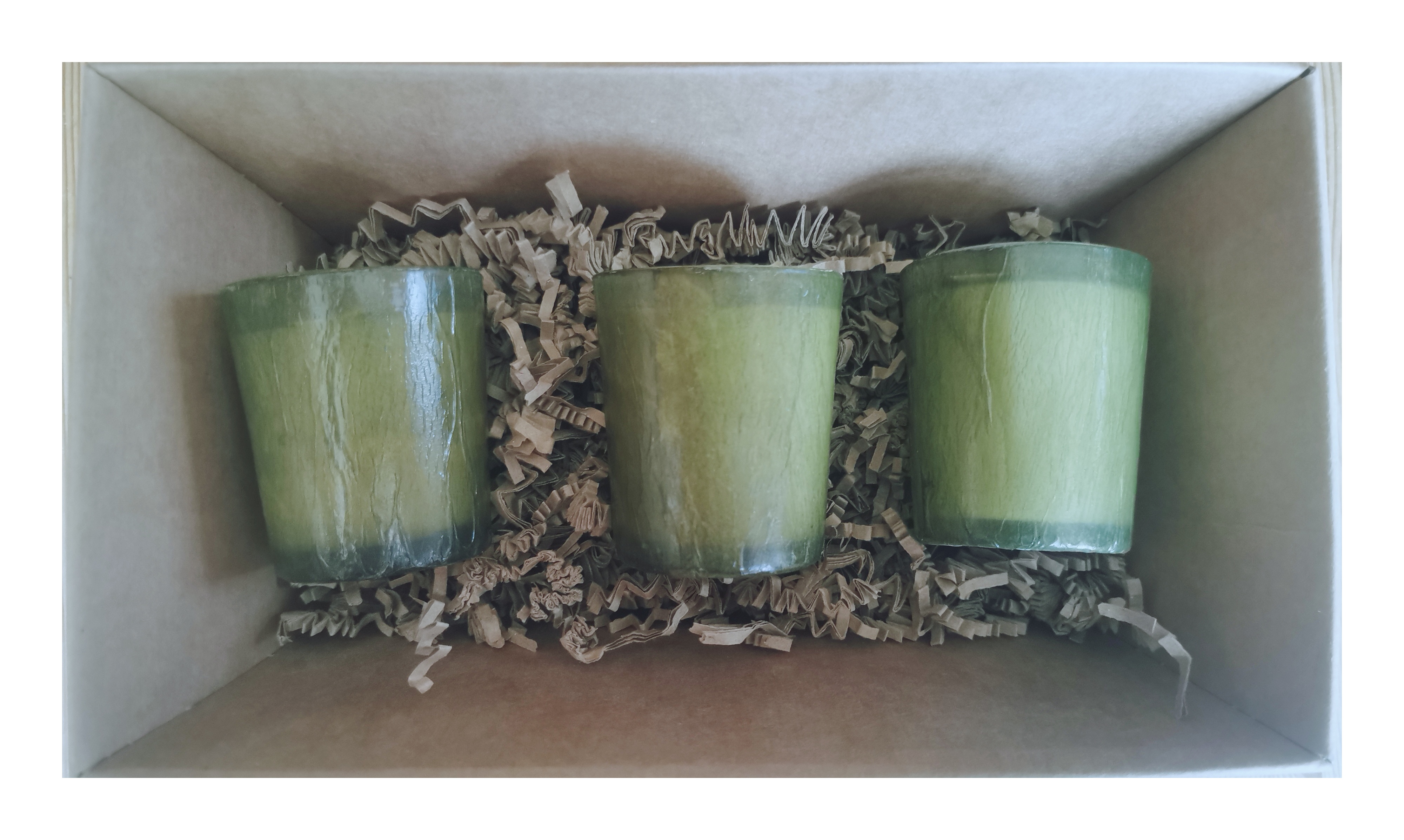 Coffret de 3 bougies de 90 ml