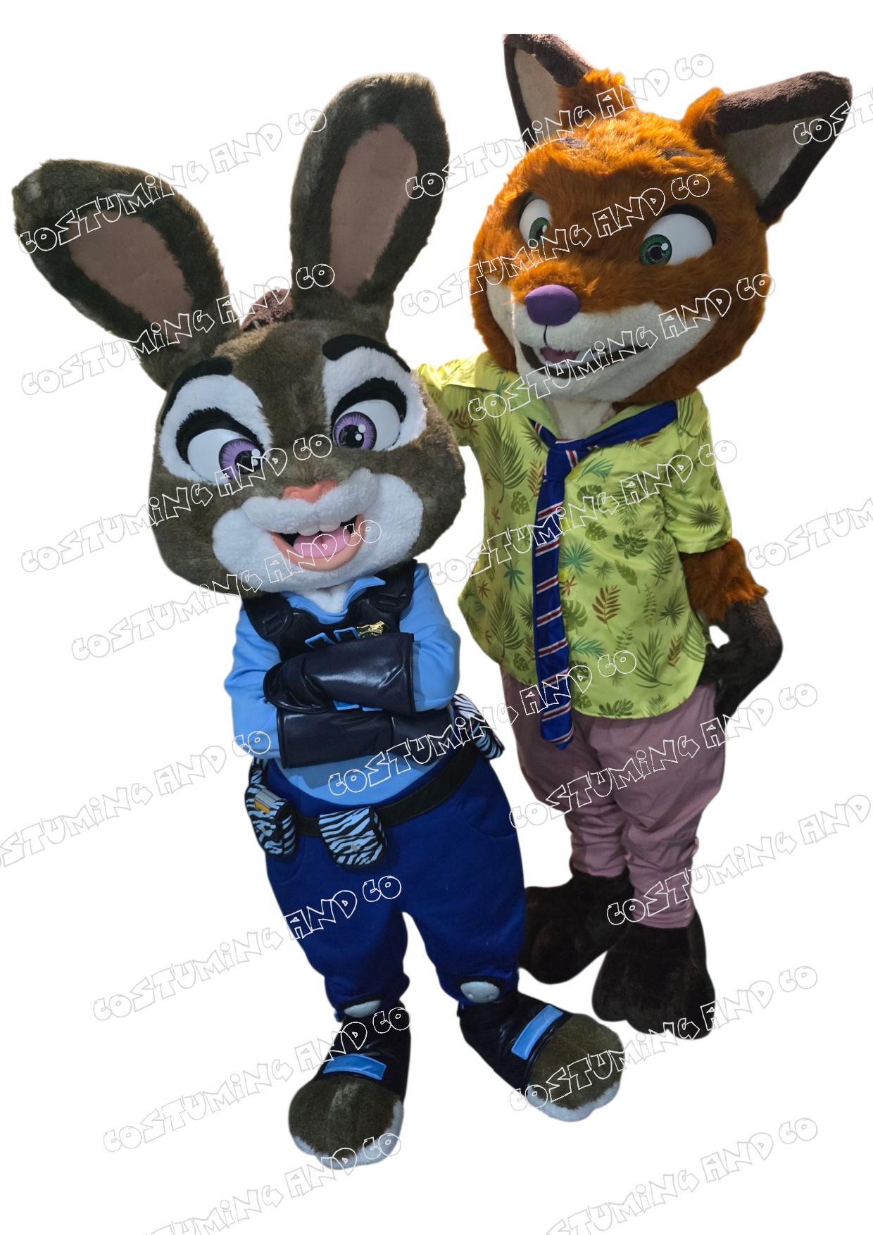 JUDY & NICK (Duo) - PREMIUM Deluxe Mascottes