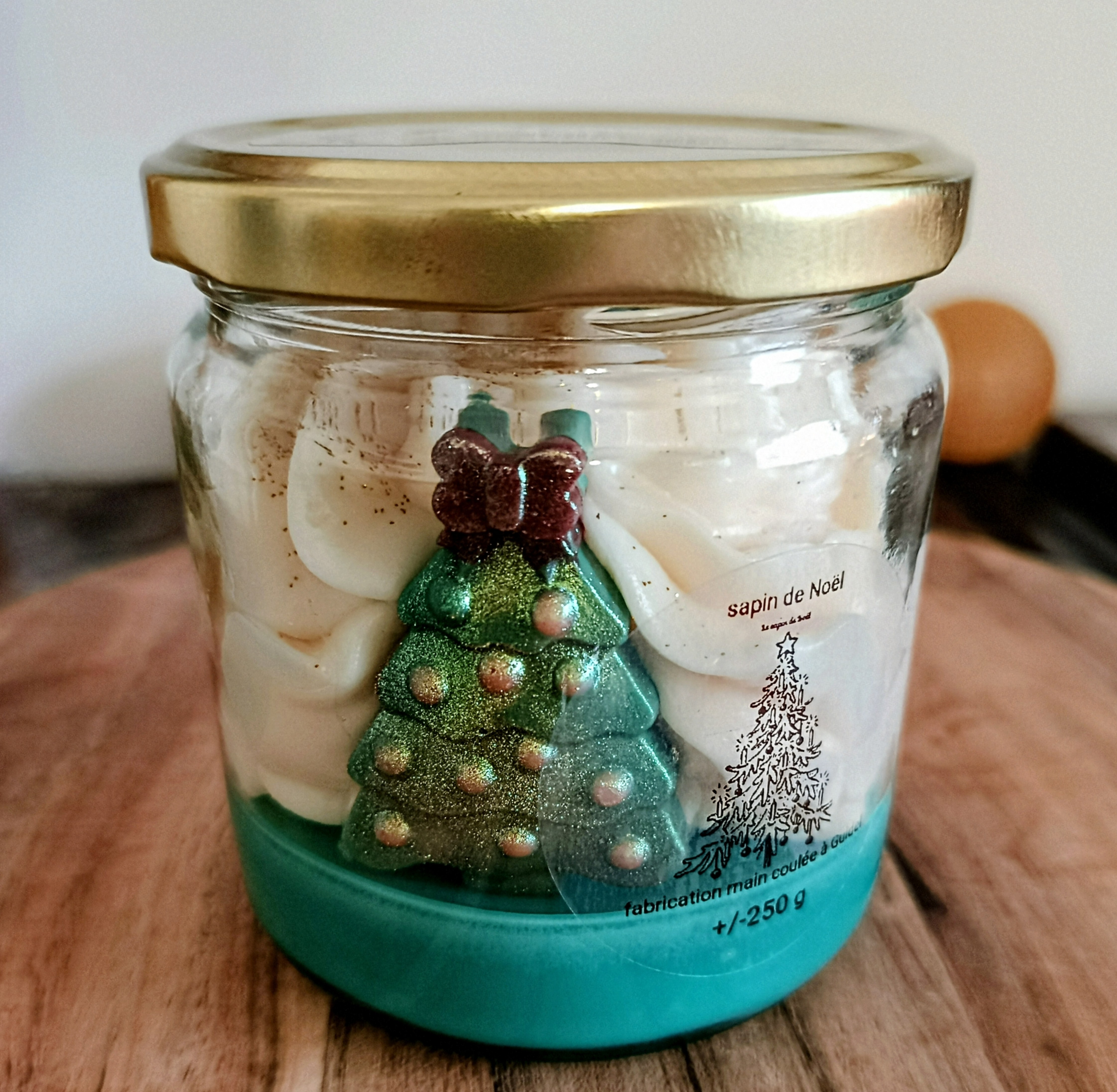 bougie gourmande sapin de Noël 