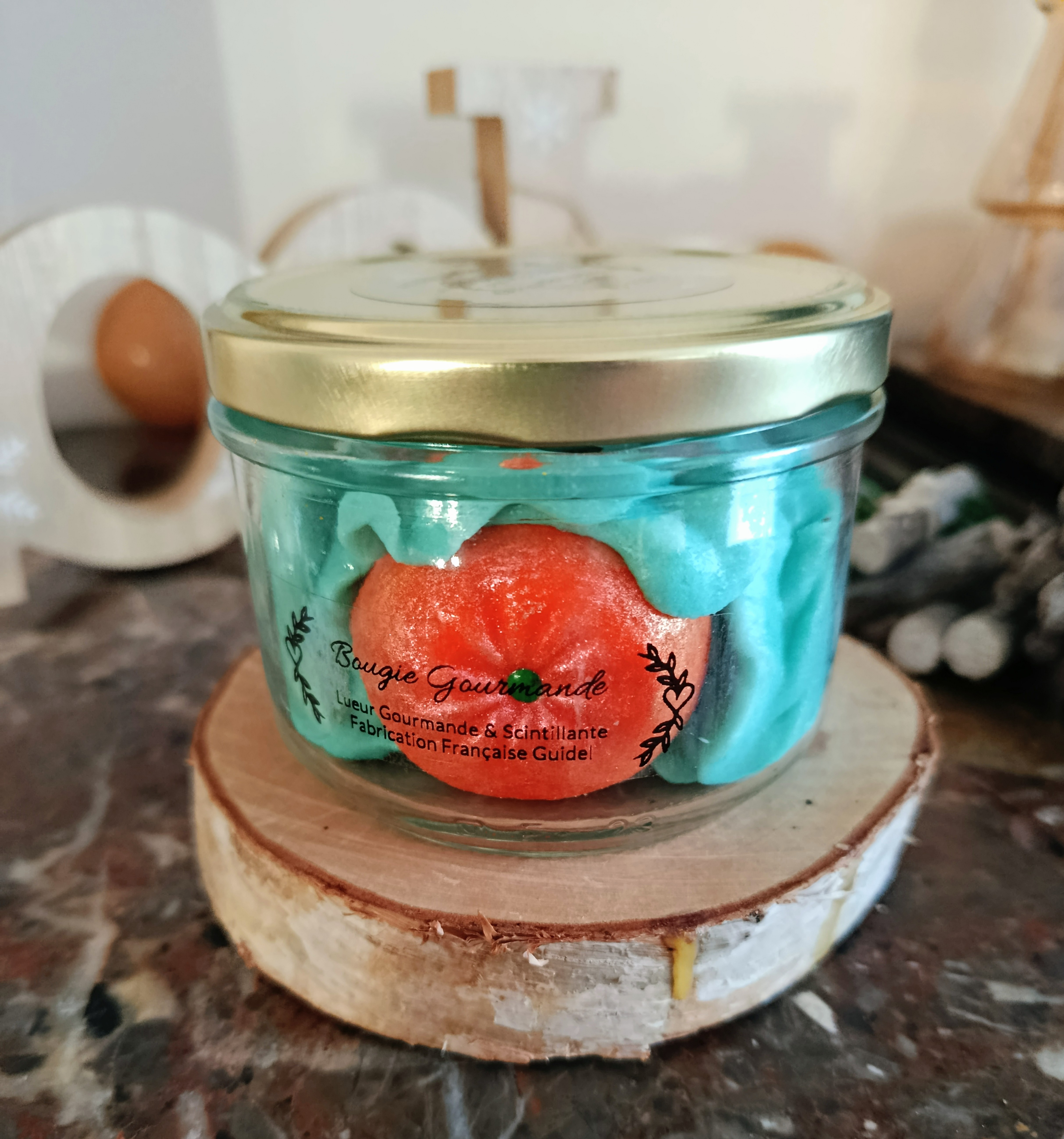 bougie mandarine (format 150g) 