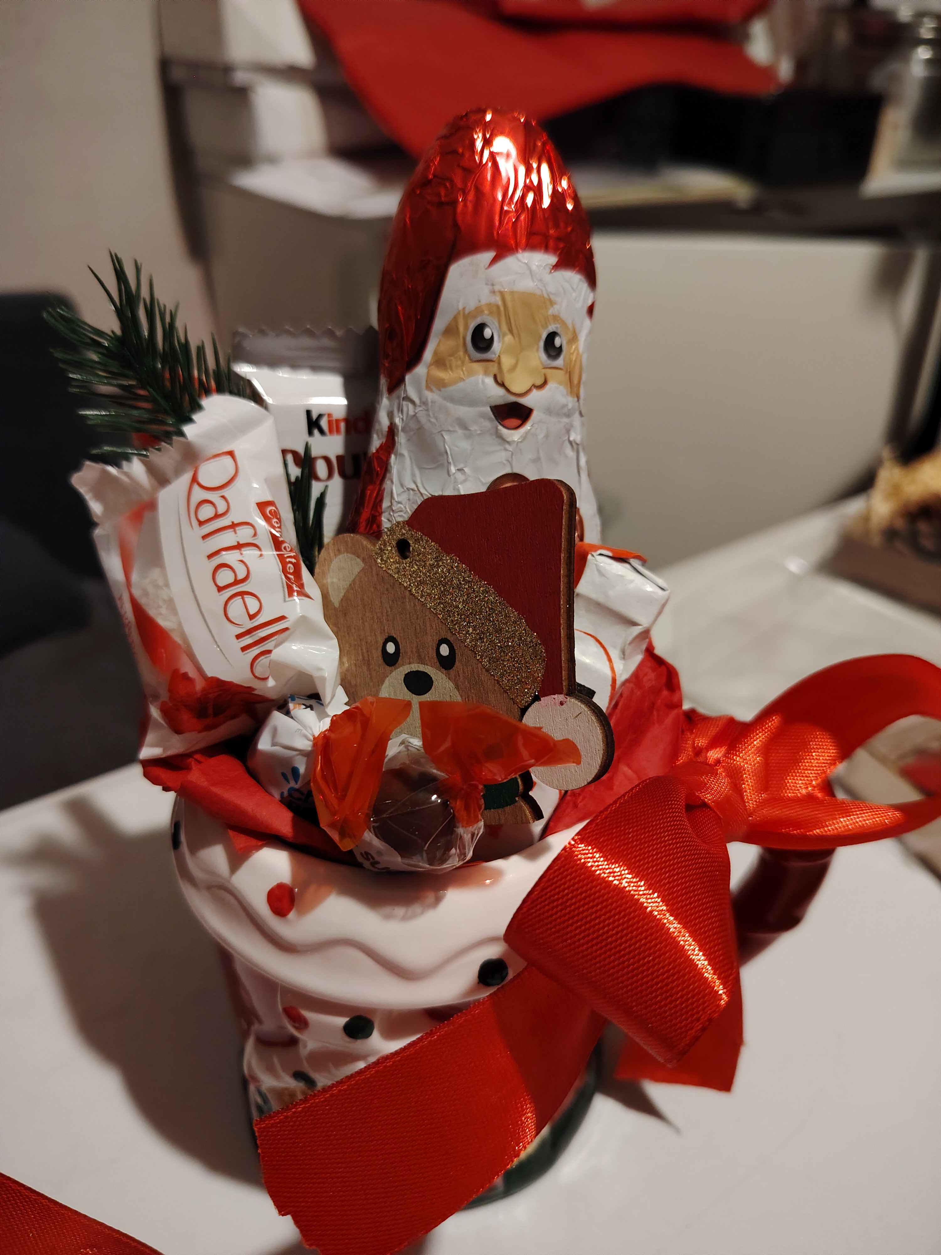 Tasse de Noël chocolat 