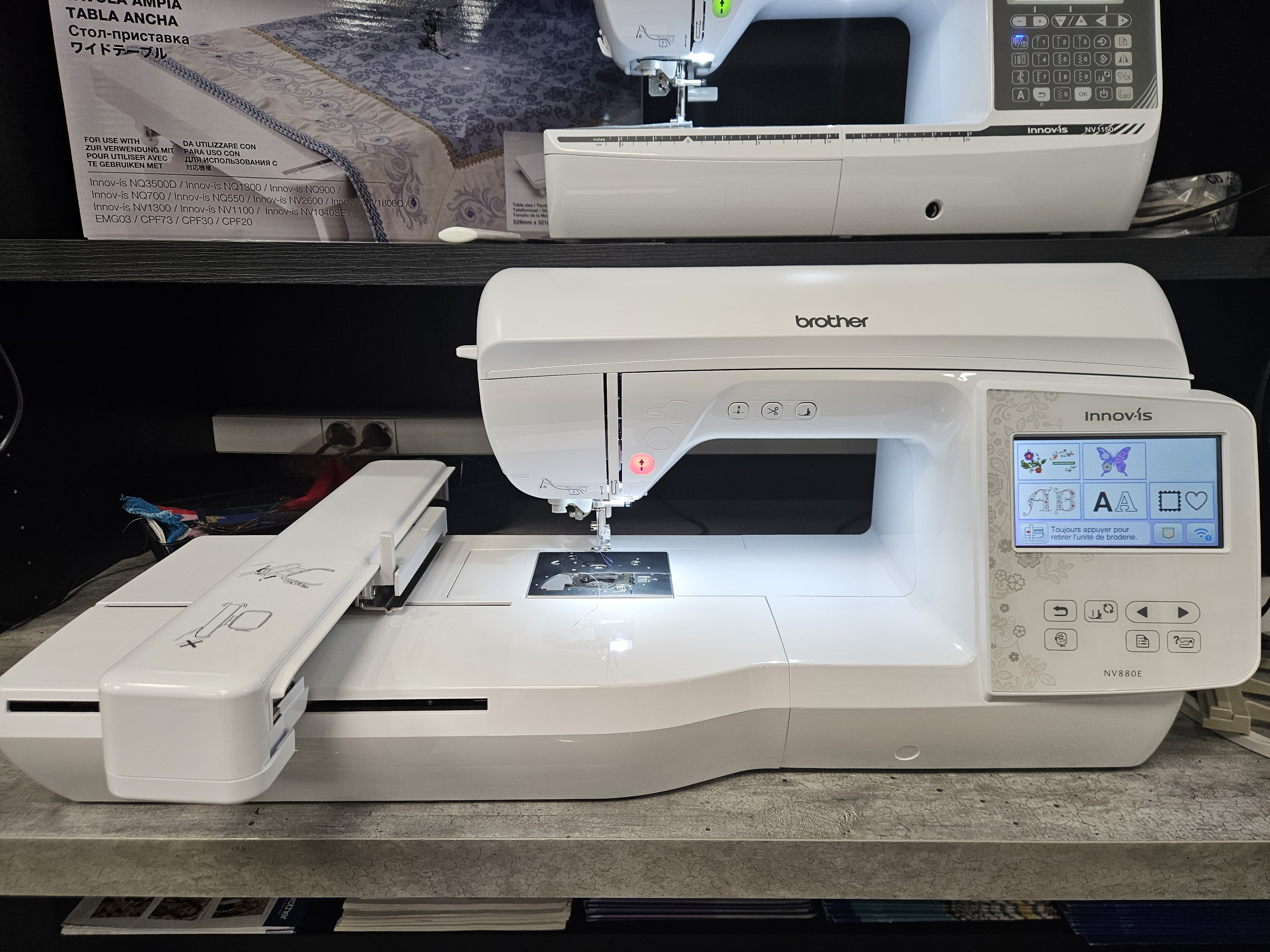 Machine à broder Brother NV880 - Occasion - Garantie 3 ans