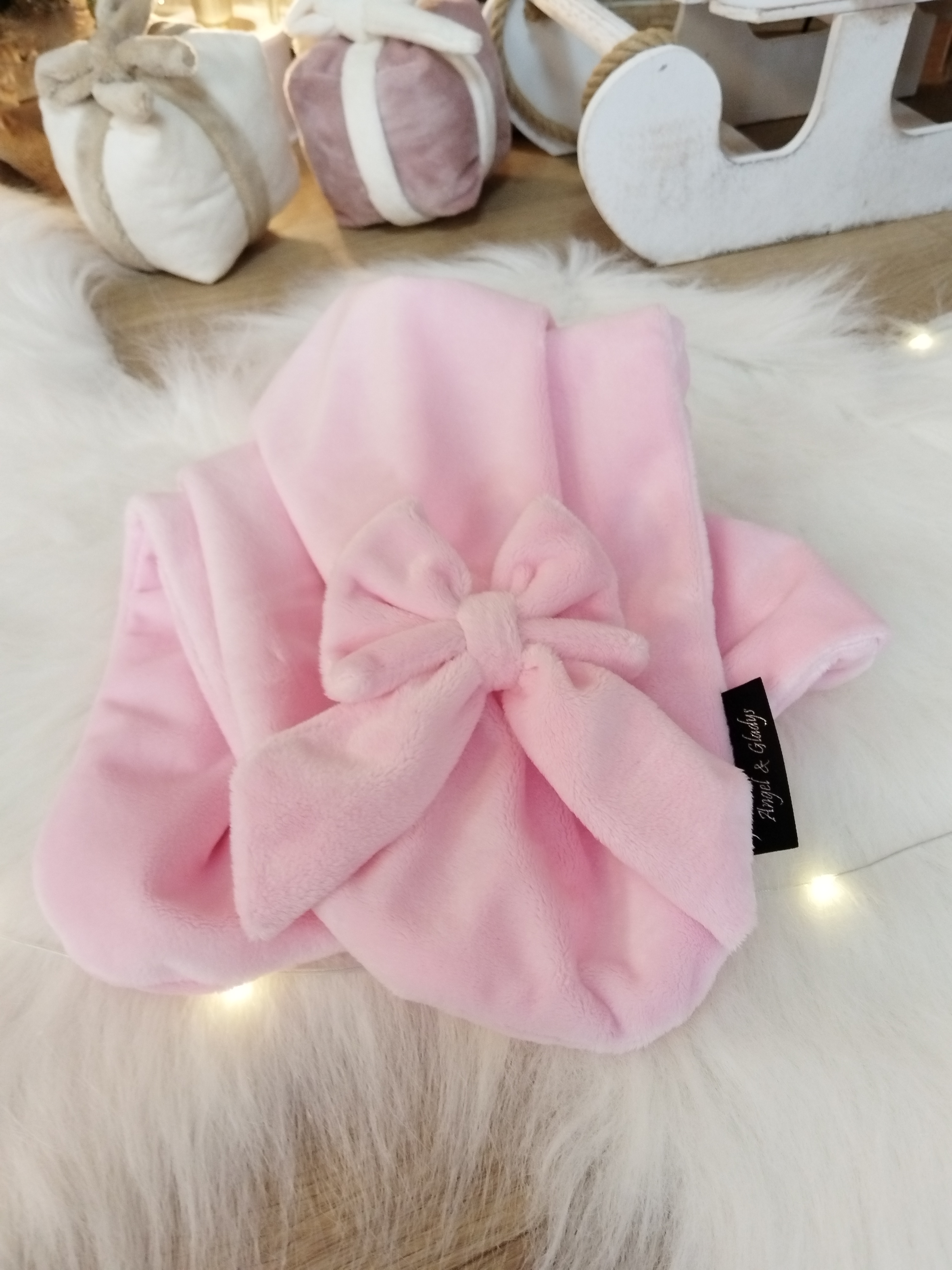 Couverture Minky Rose