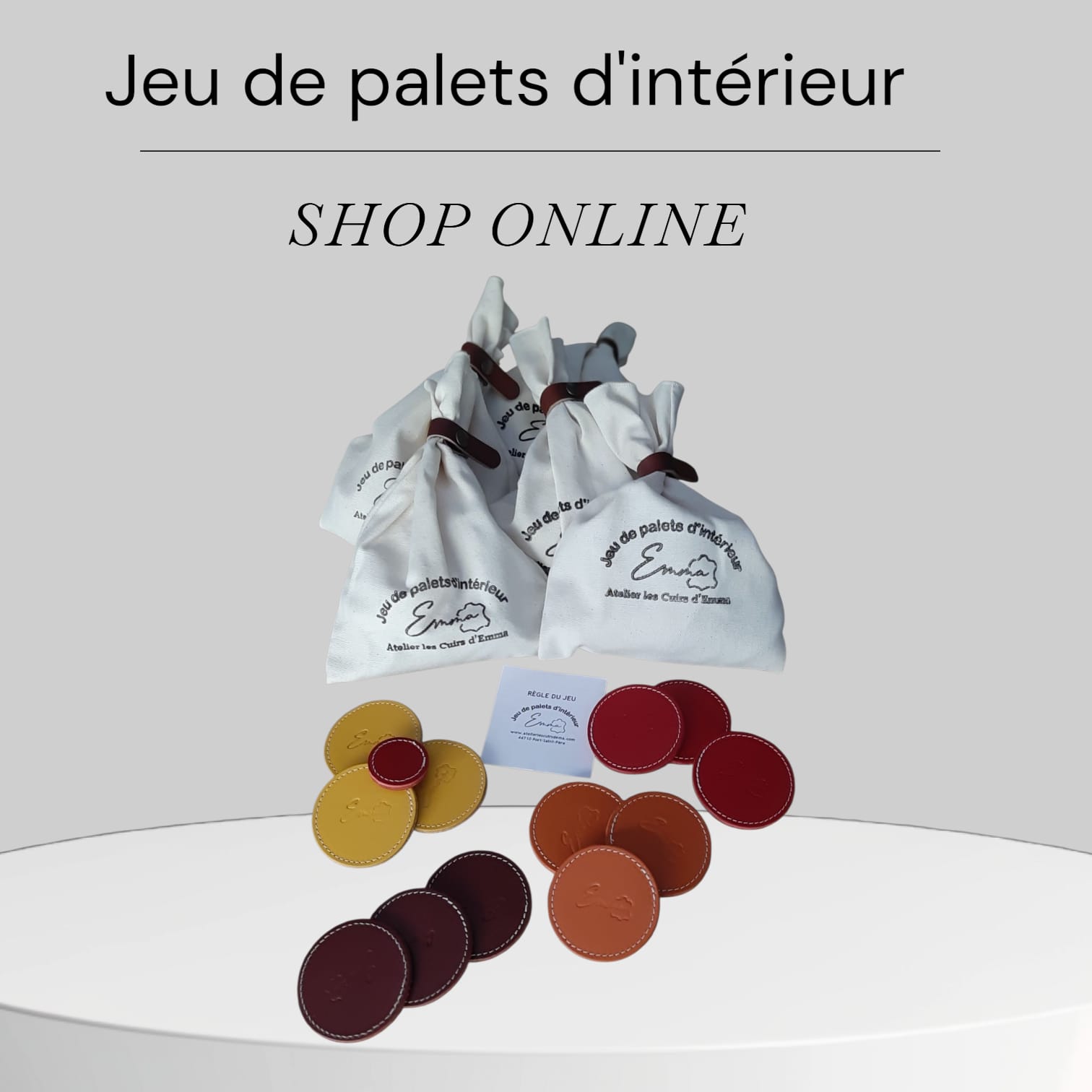 Jeu de palets d'intérieur de 2 à 4 joueurs 