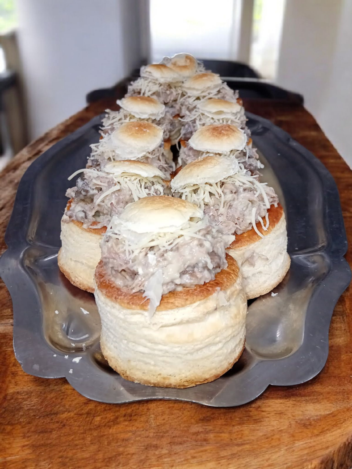 Vol au vent de canard