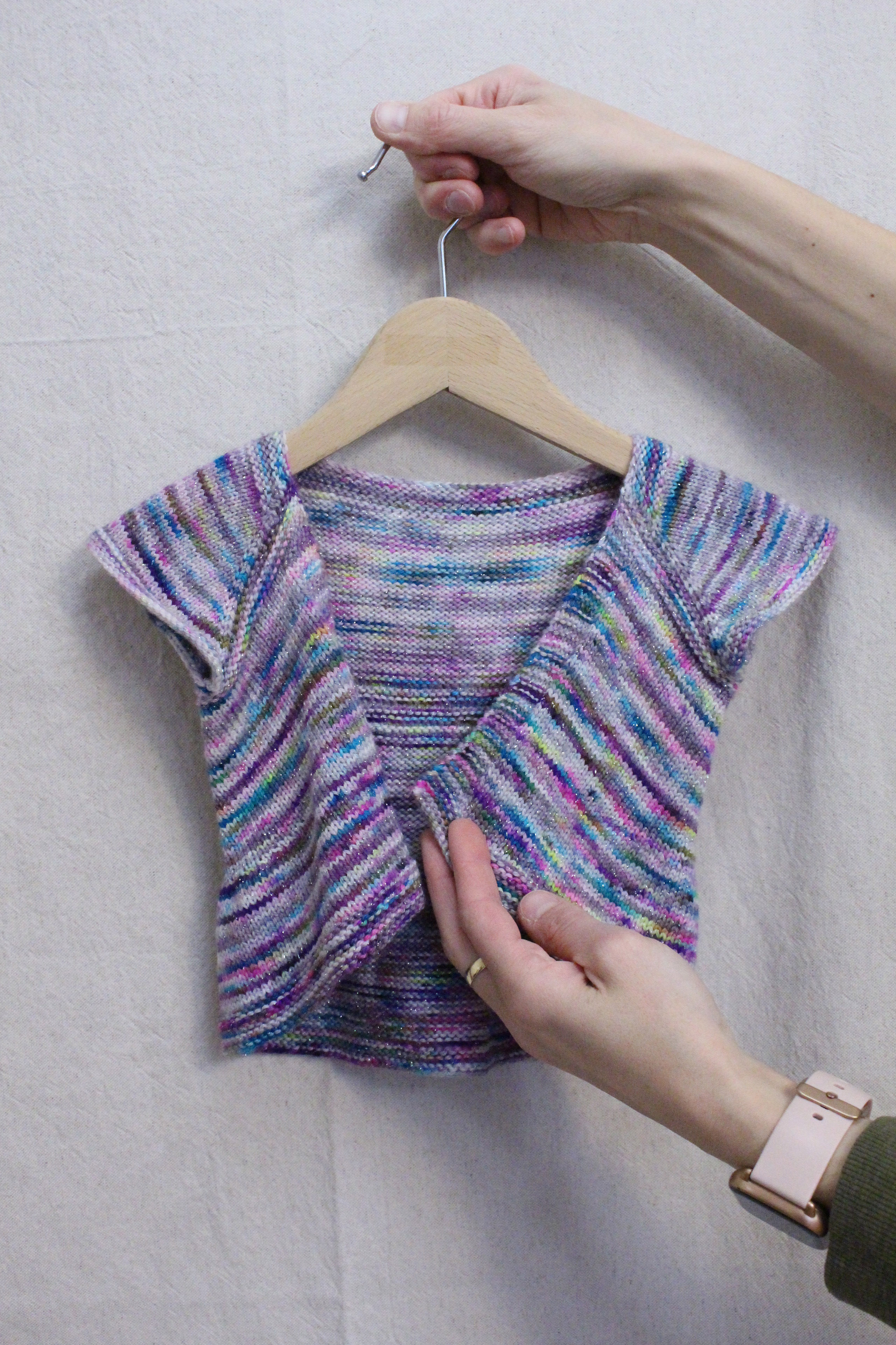 Boléro à pans volantés lurex pour enfant