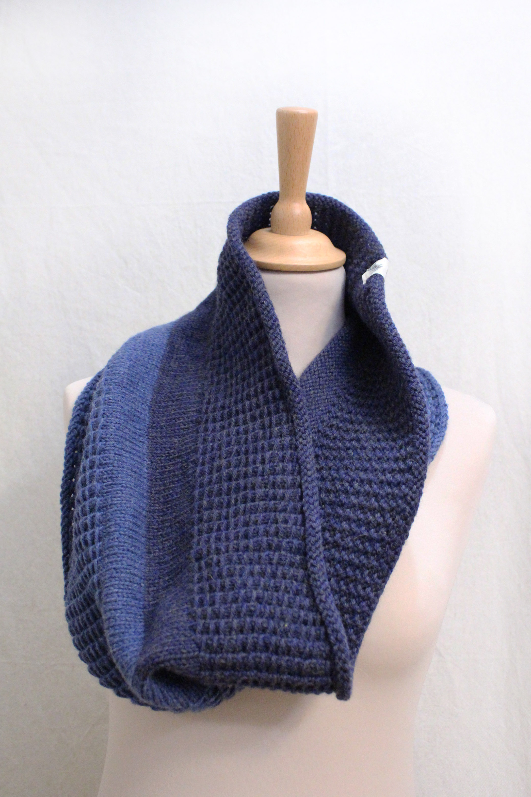 Snood écharpe tube bicolore adulte