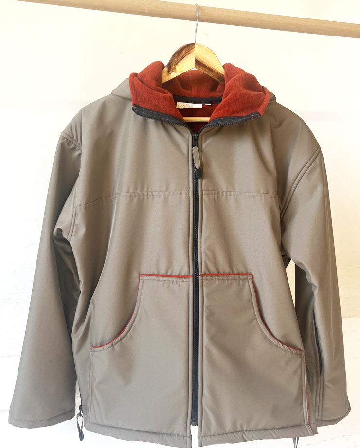 INVIERNO CHAQUETA IMPERMEABLE FORRADA EN TEJIDO POLAR