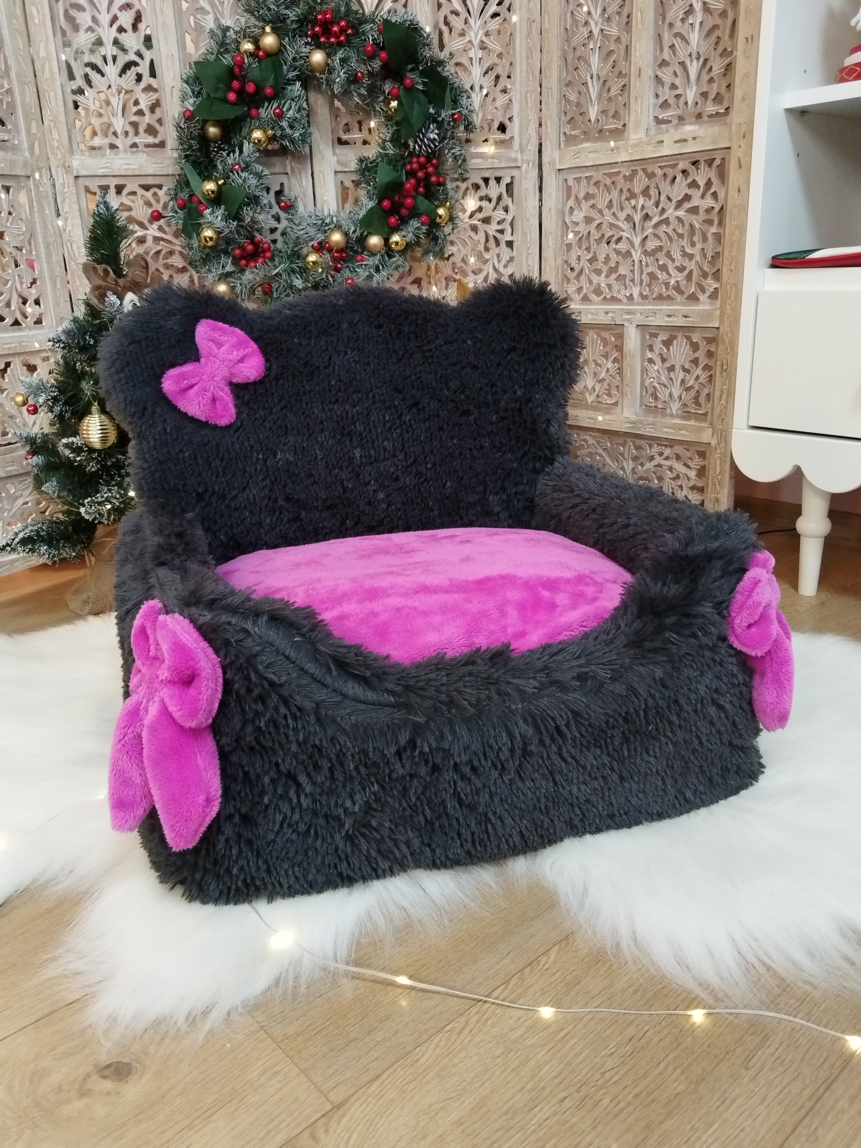 Housse pour Cute Teddy -  Idylle & Pilou Fuchsia intense