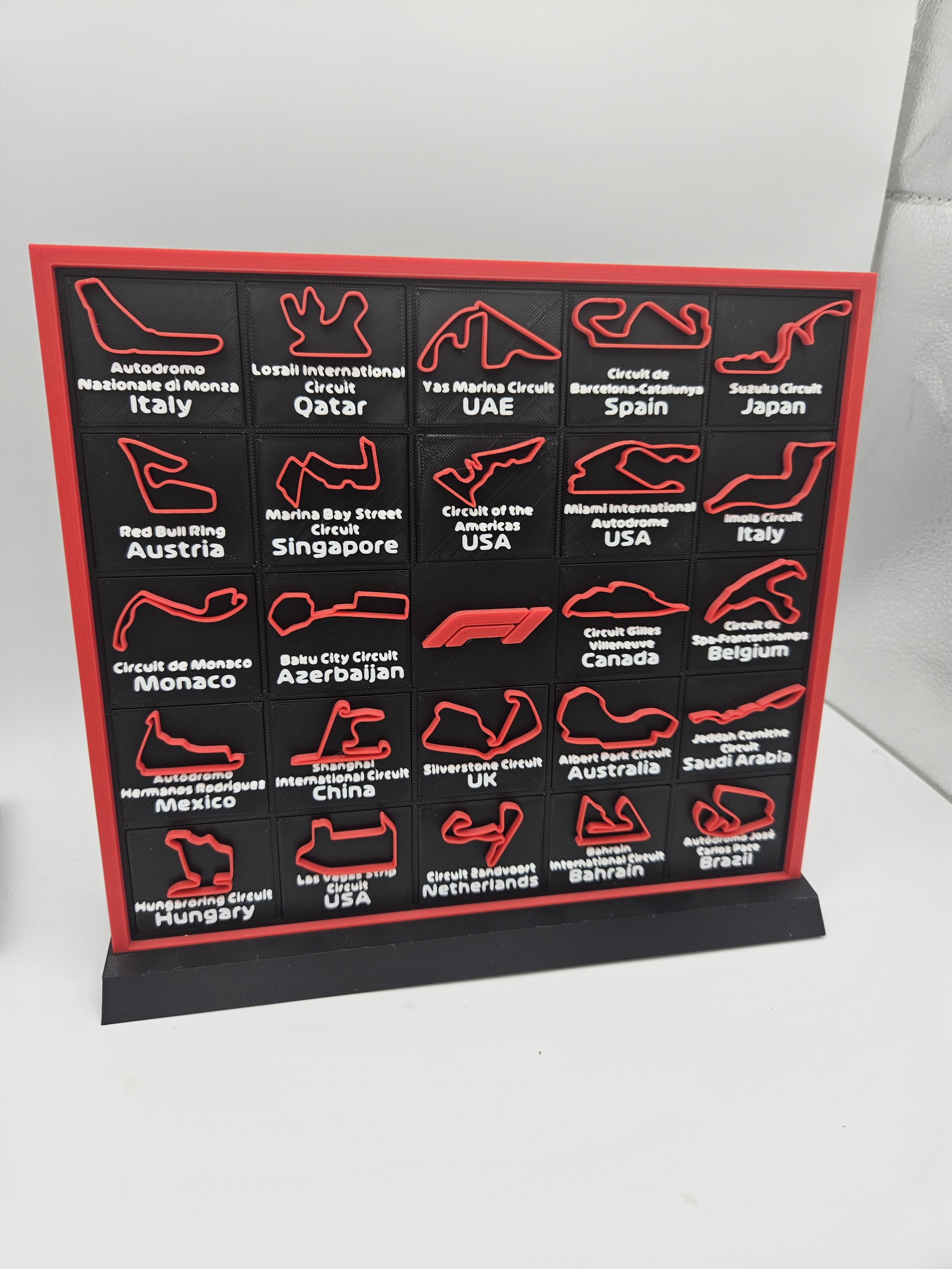 Panneau circuit formule 1 