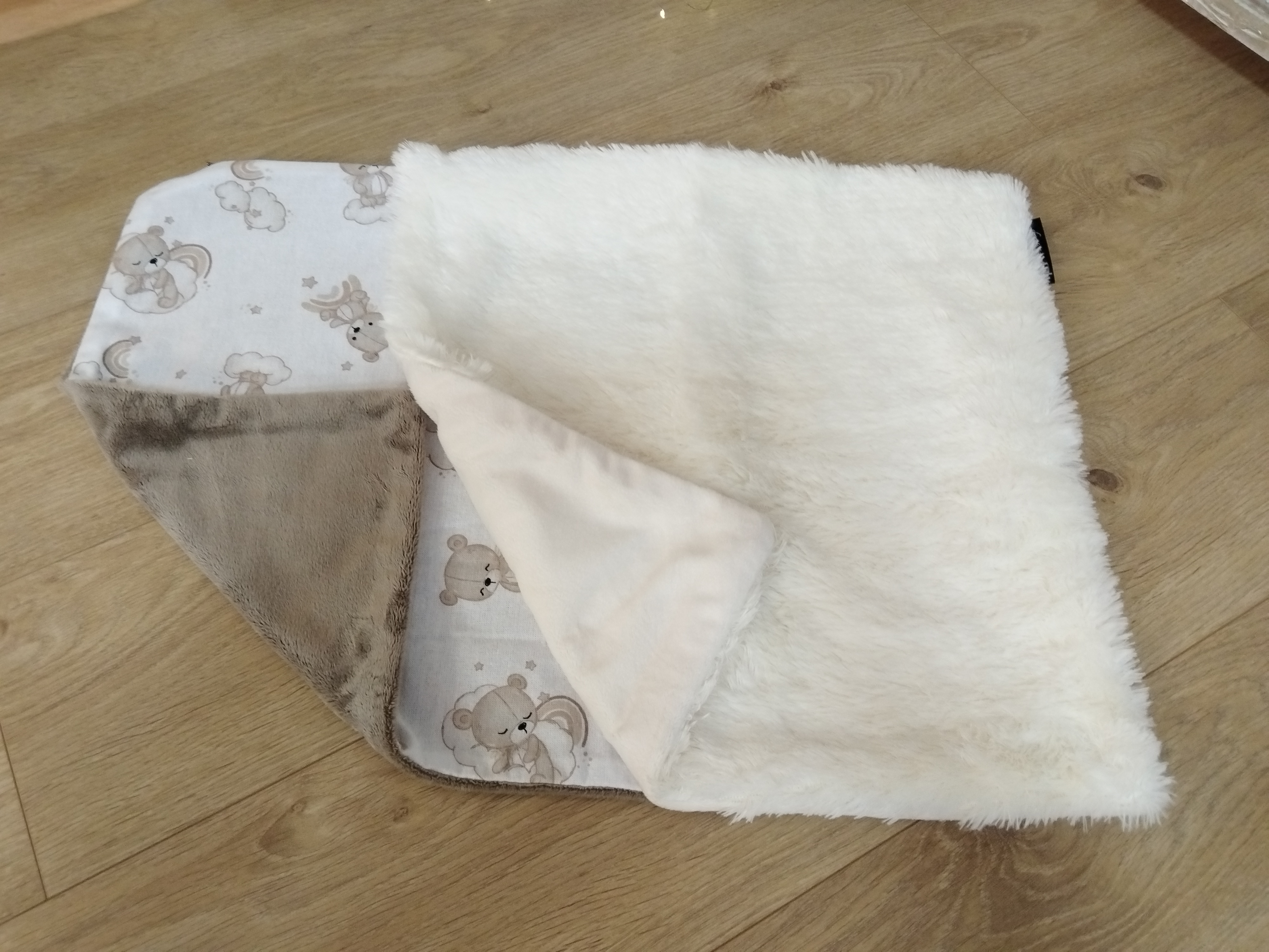 Housse pour coussin Divan T2 - Fluffy vanille et Divine