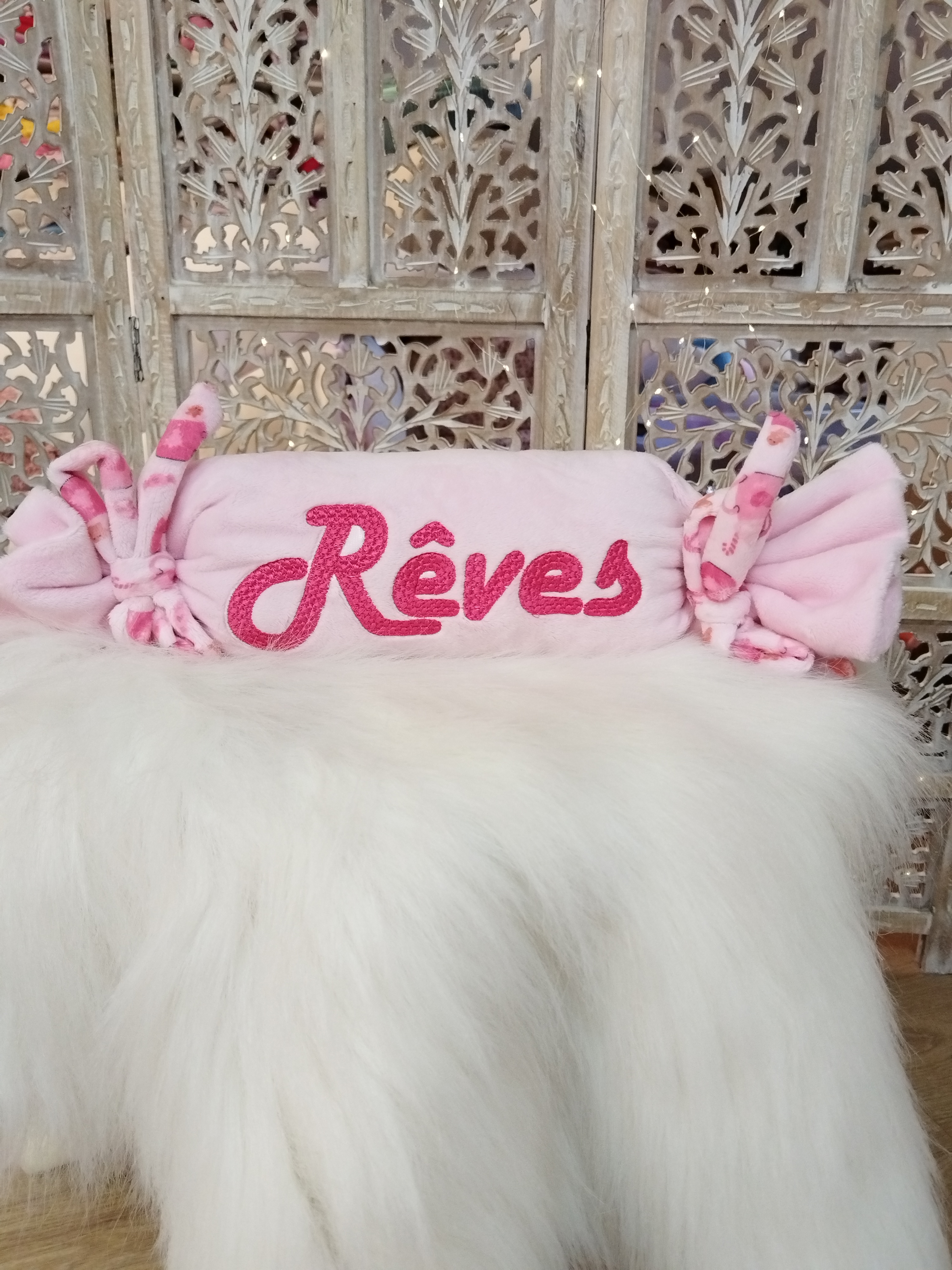 Coussin Bonbon Mug Reves