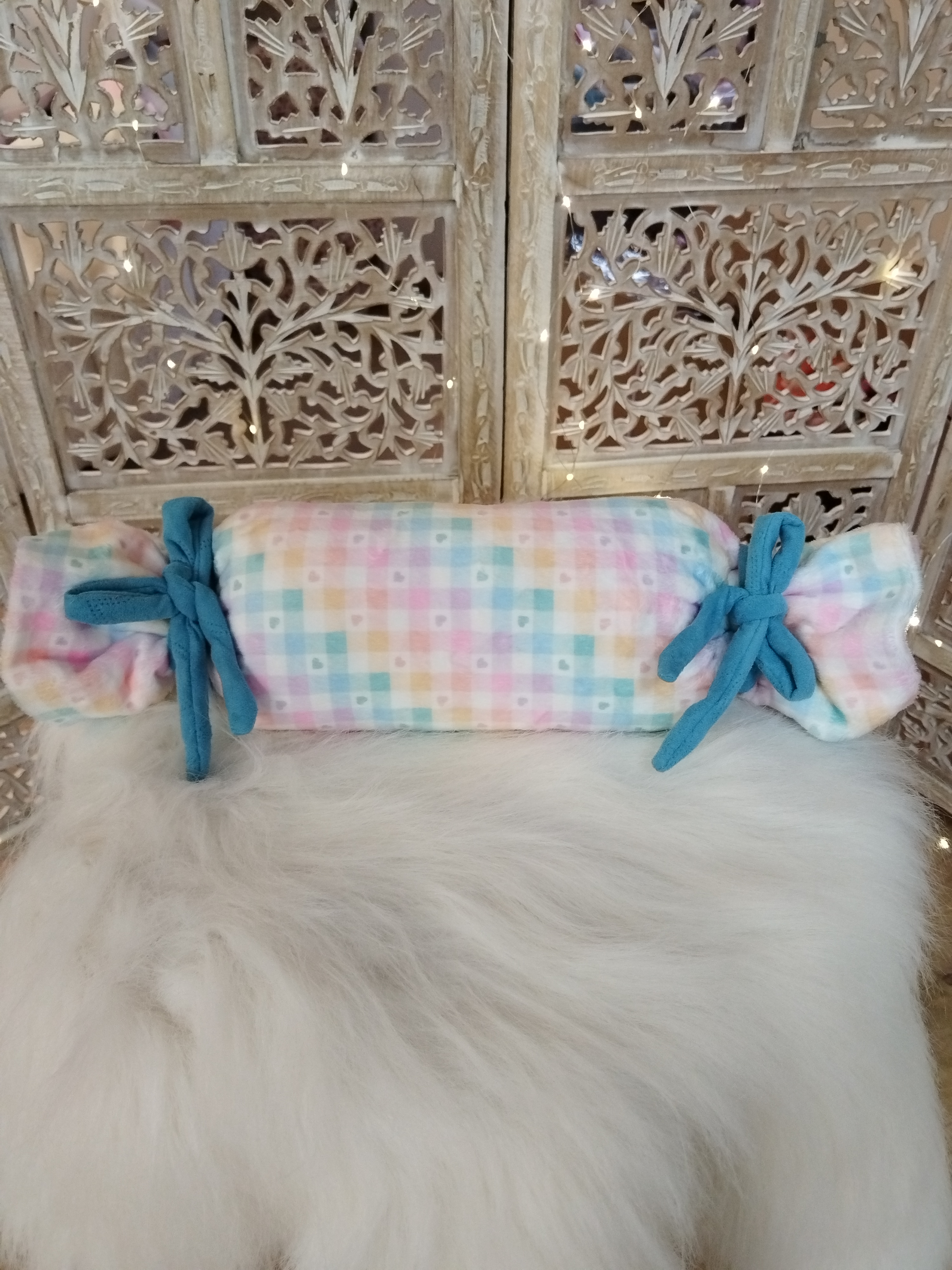 Coussin Bonbon Aquarelle