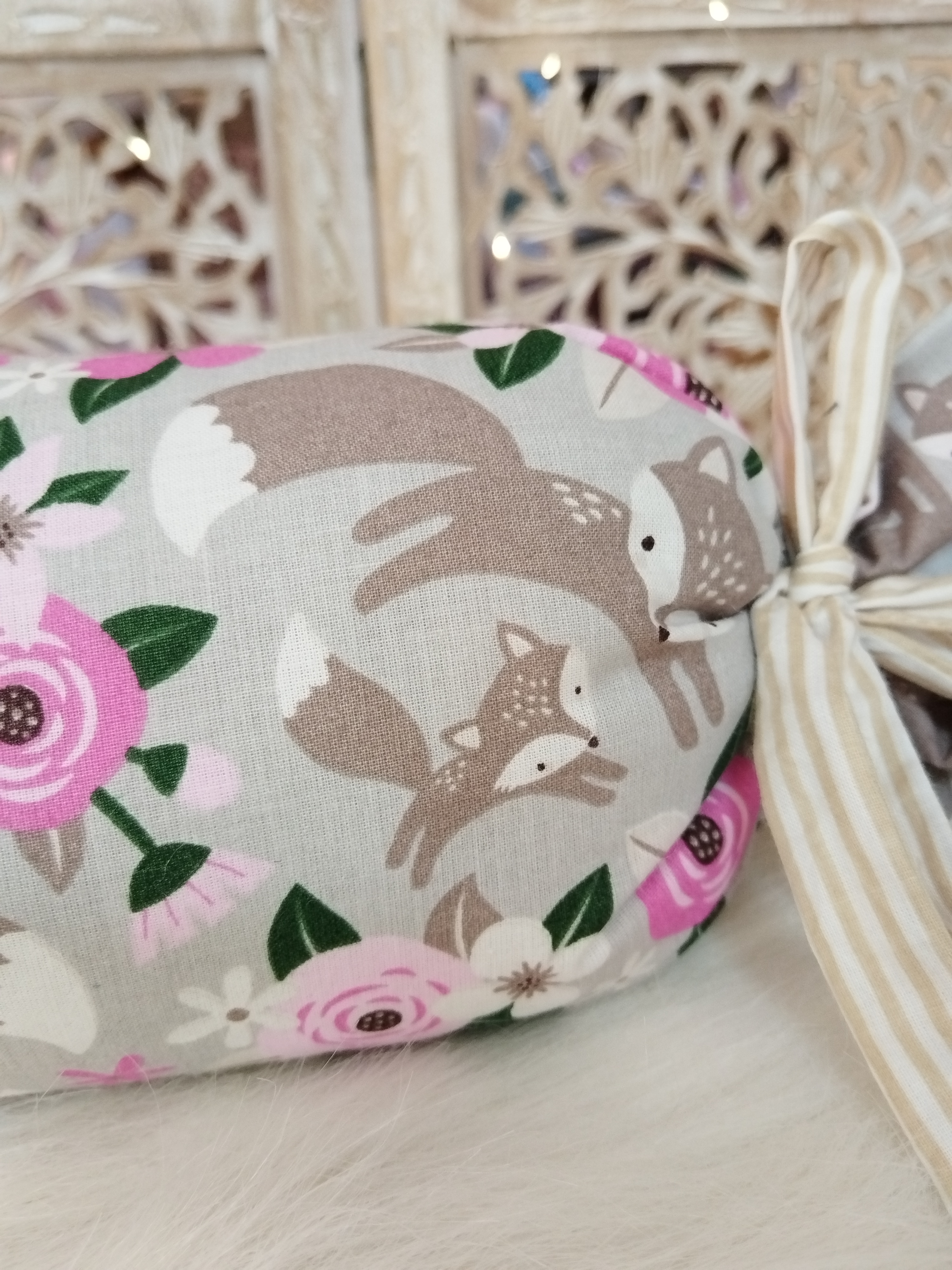 Coussin Bonbon Renard