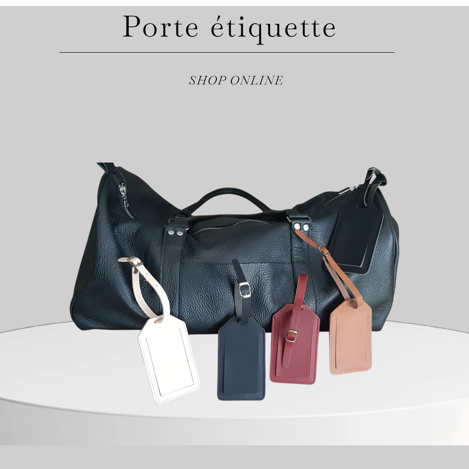 Porte étiquette pour sac de voyage