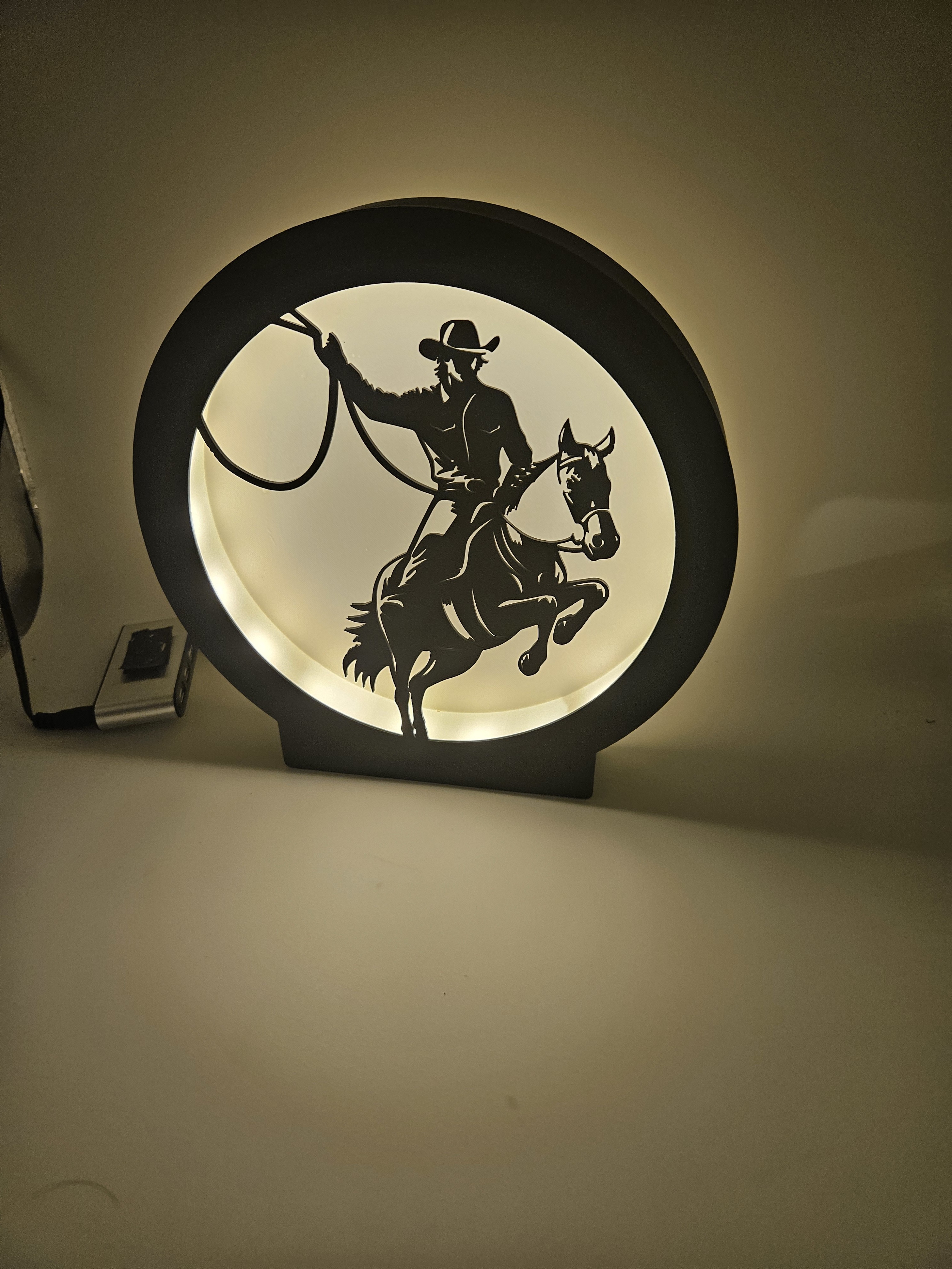Lampe à led Cowboy