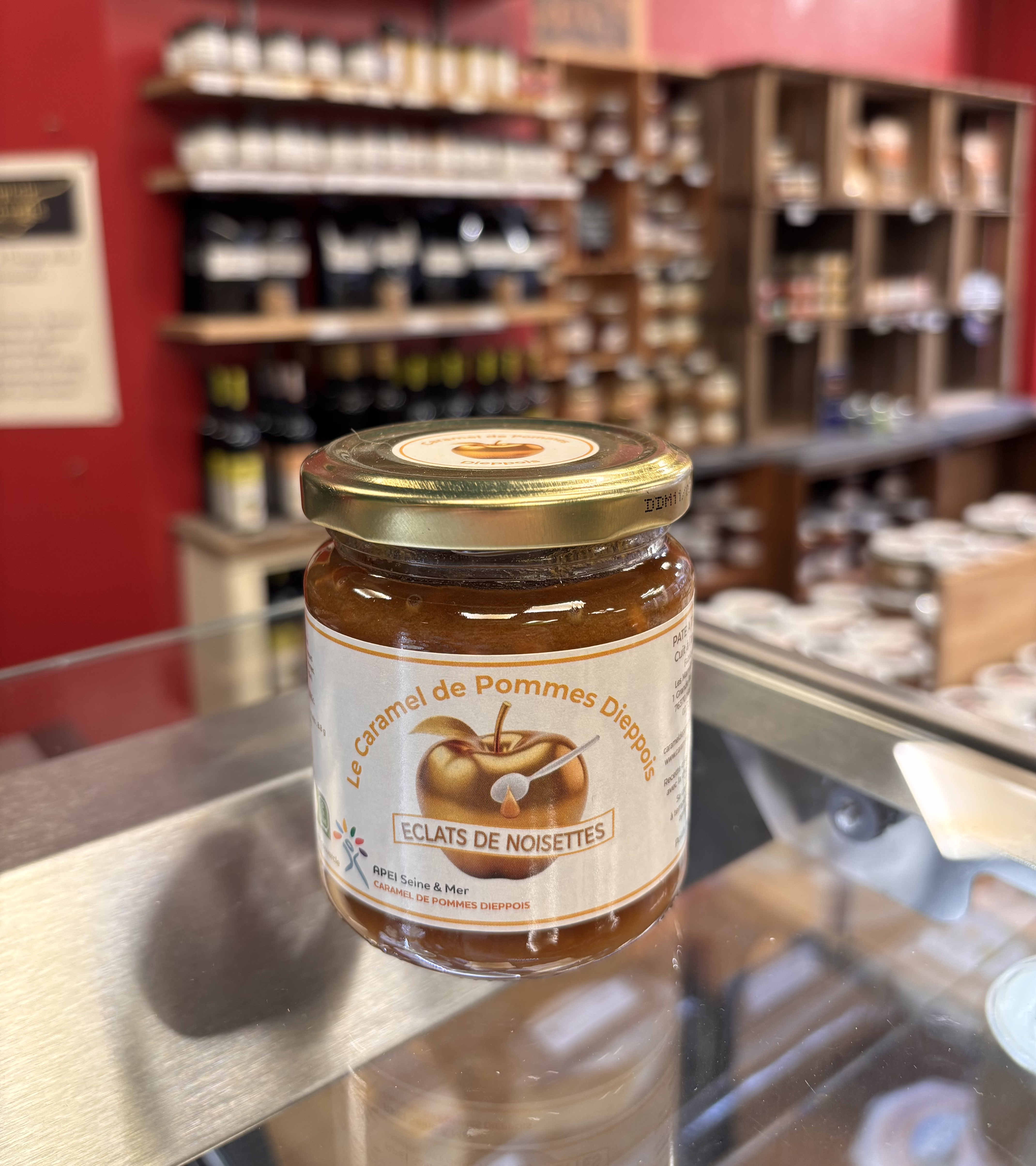 Caramel de Pommes Dieppois Eclats de Noisettes