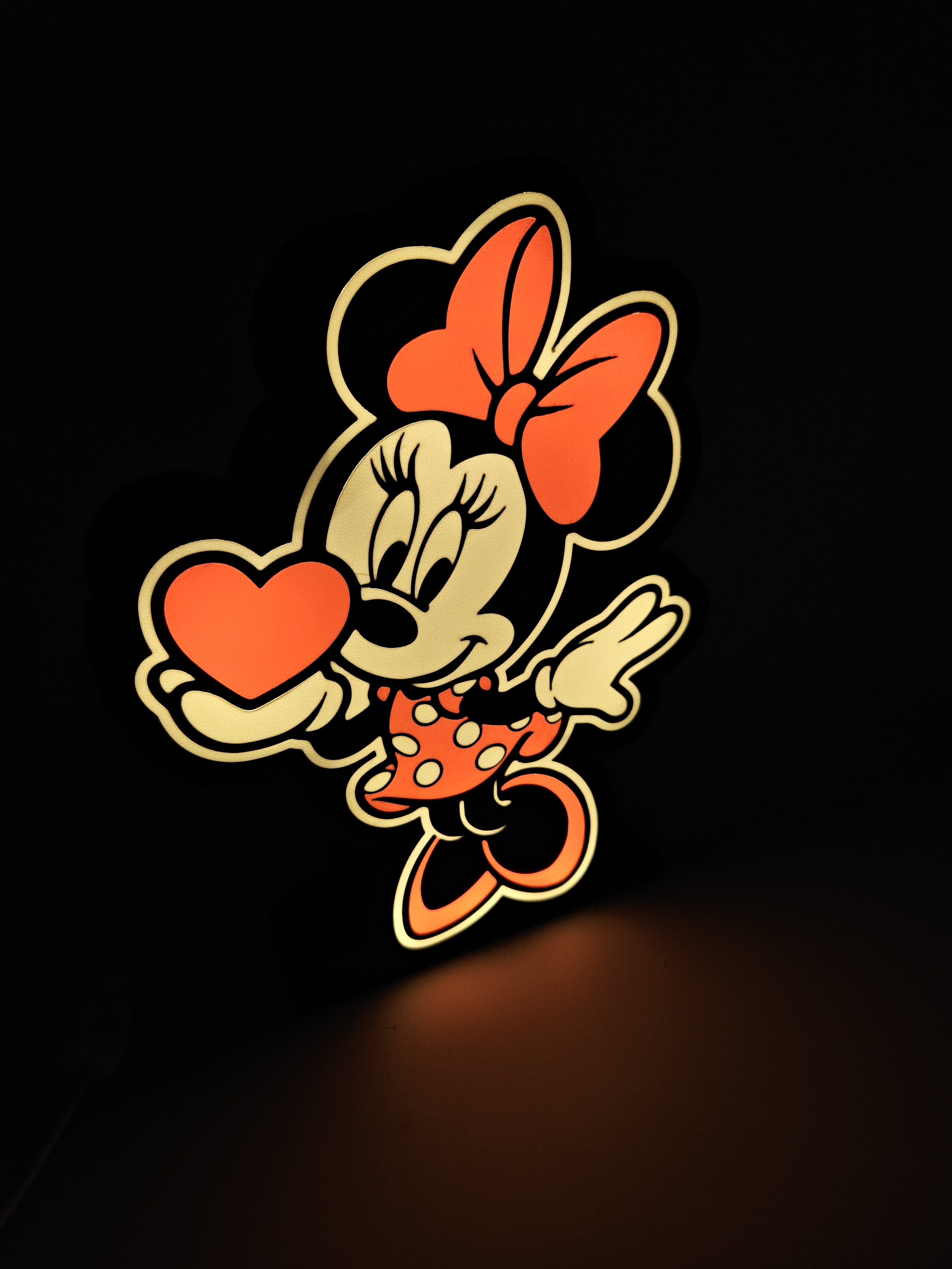 Lampe à Led lumineuse minnie Disney 