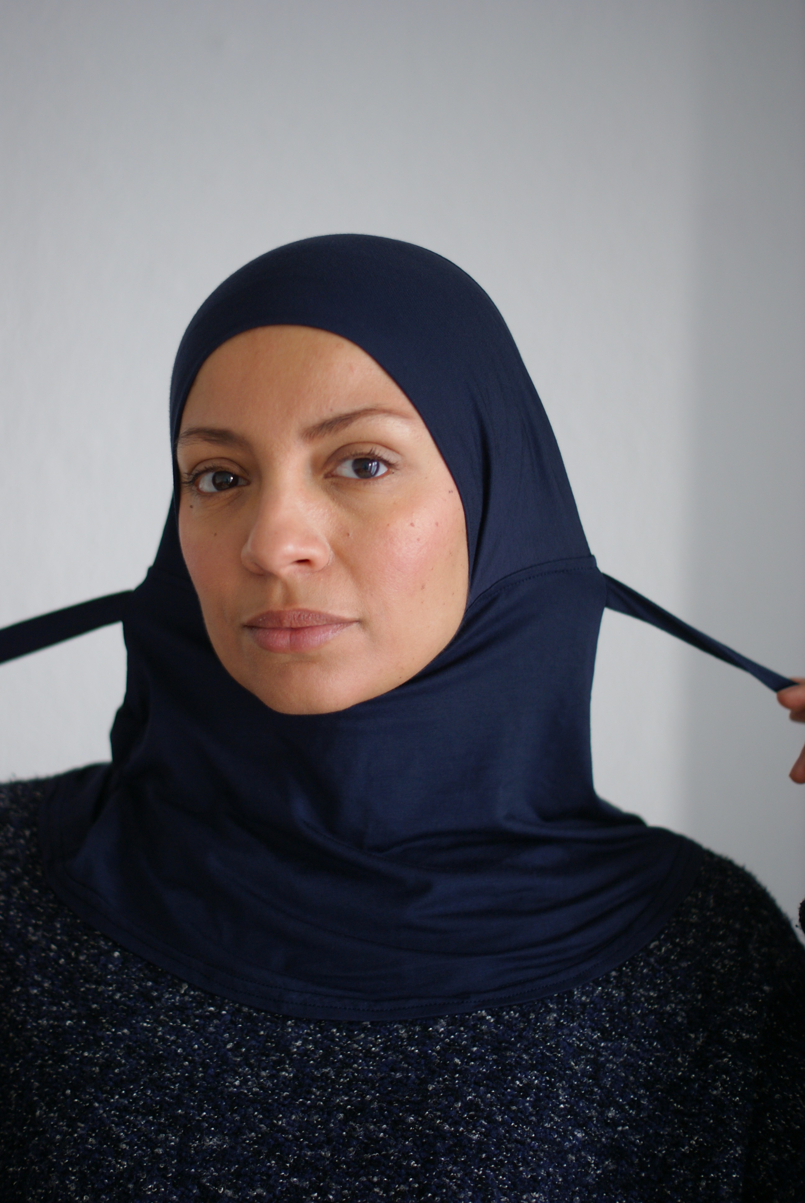 Bambou Sous-hijab – Bleu nuit – Collection Bambooskin