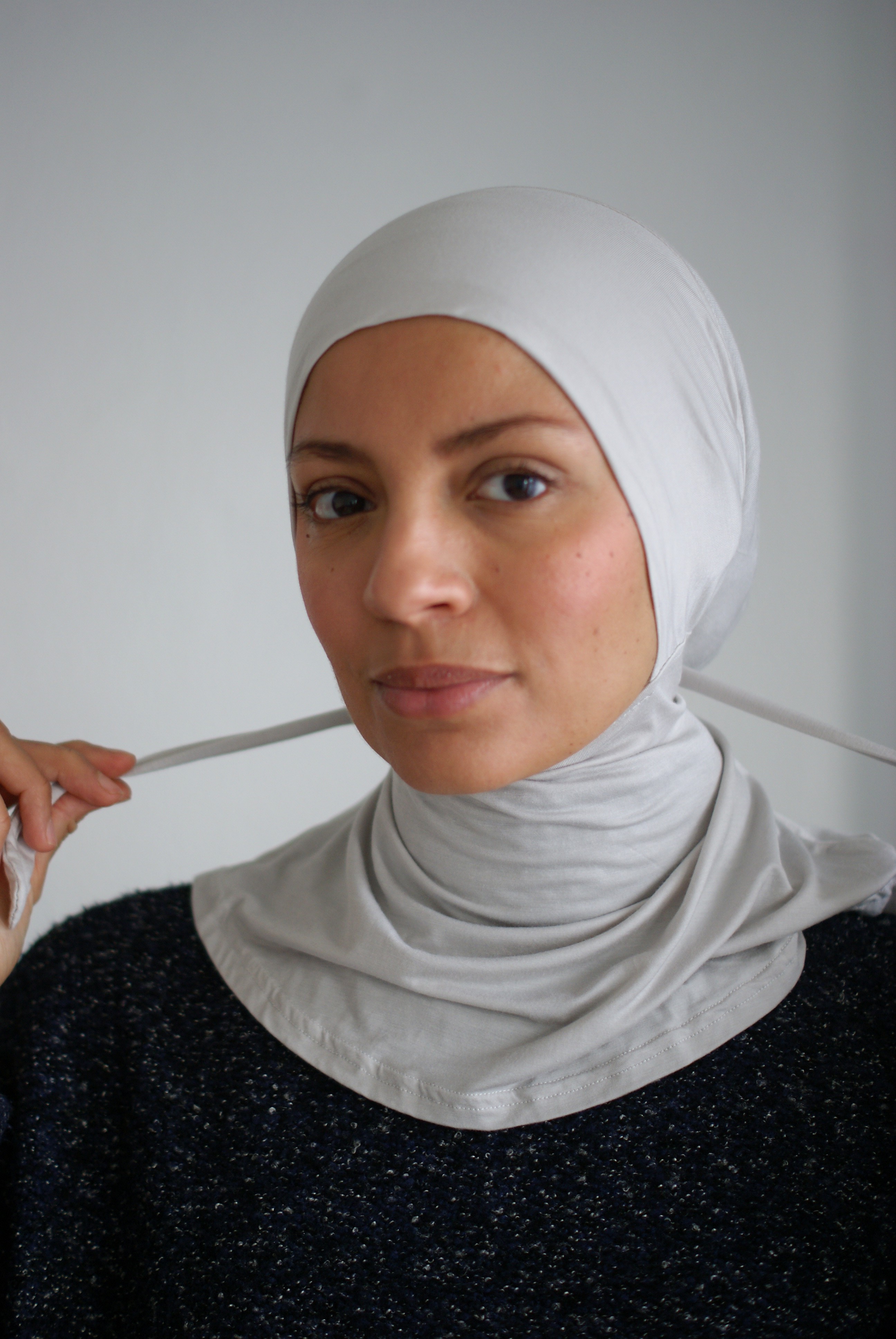 Bambou Sous-hijab – Gris clair – Collection Bambooskin