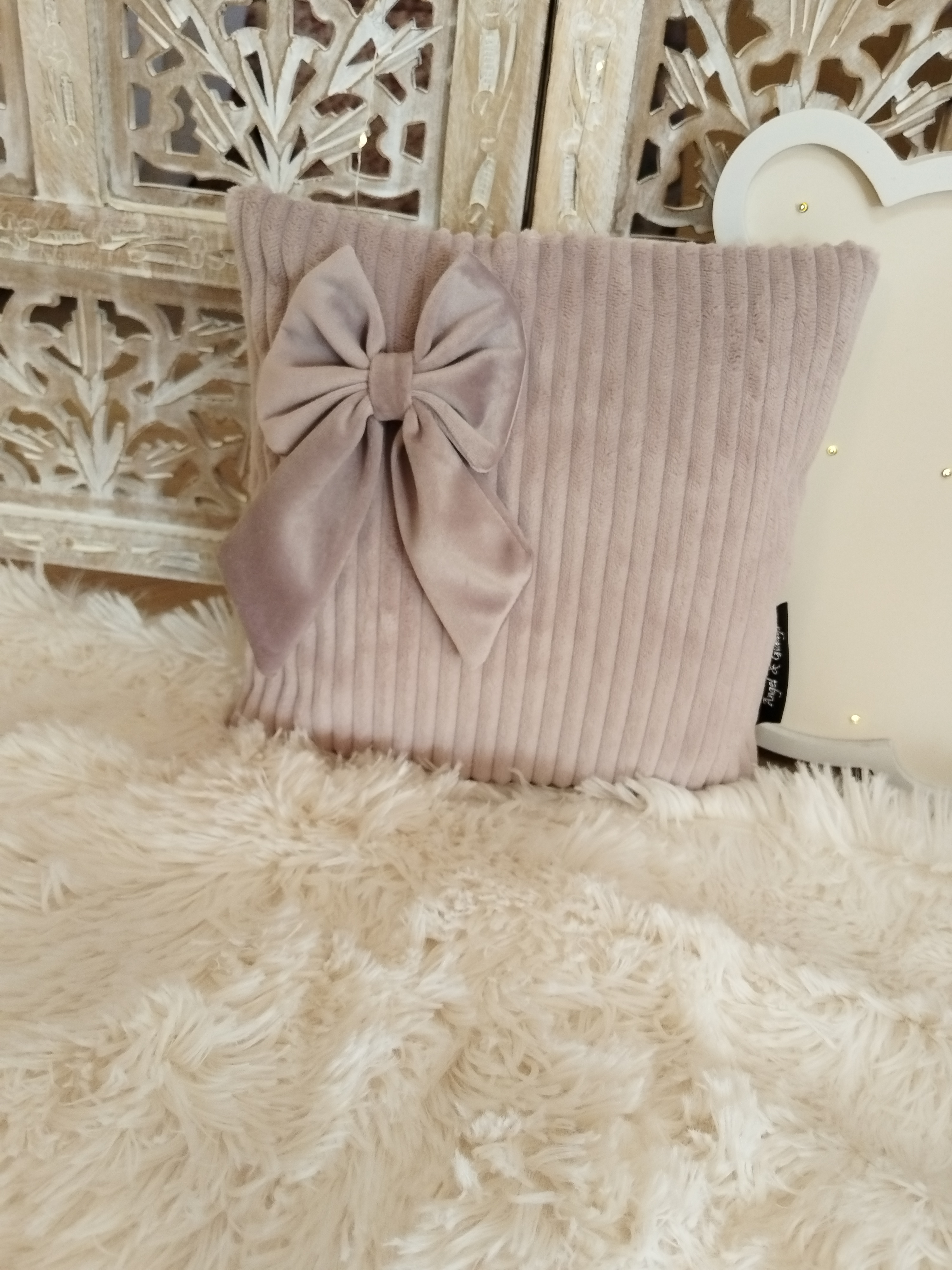 Housse pour Coussin 25x25 Chuchotement d'Iris