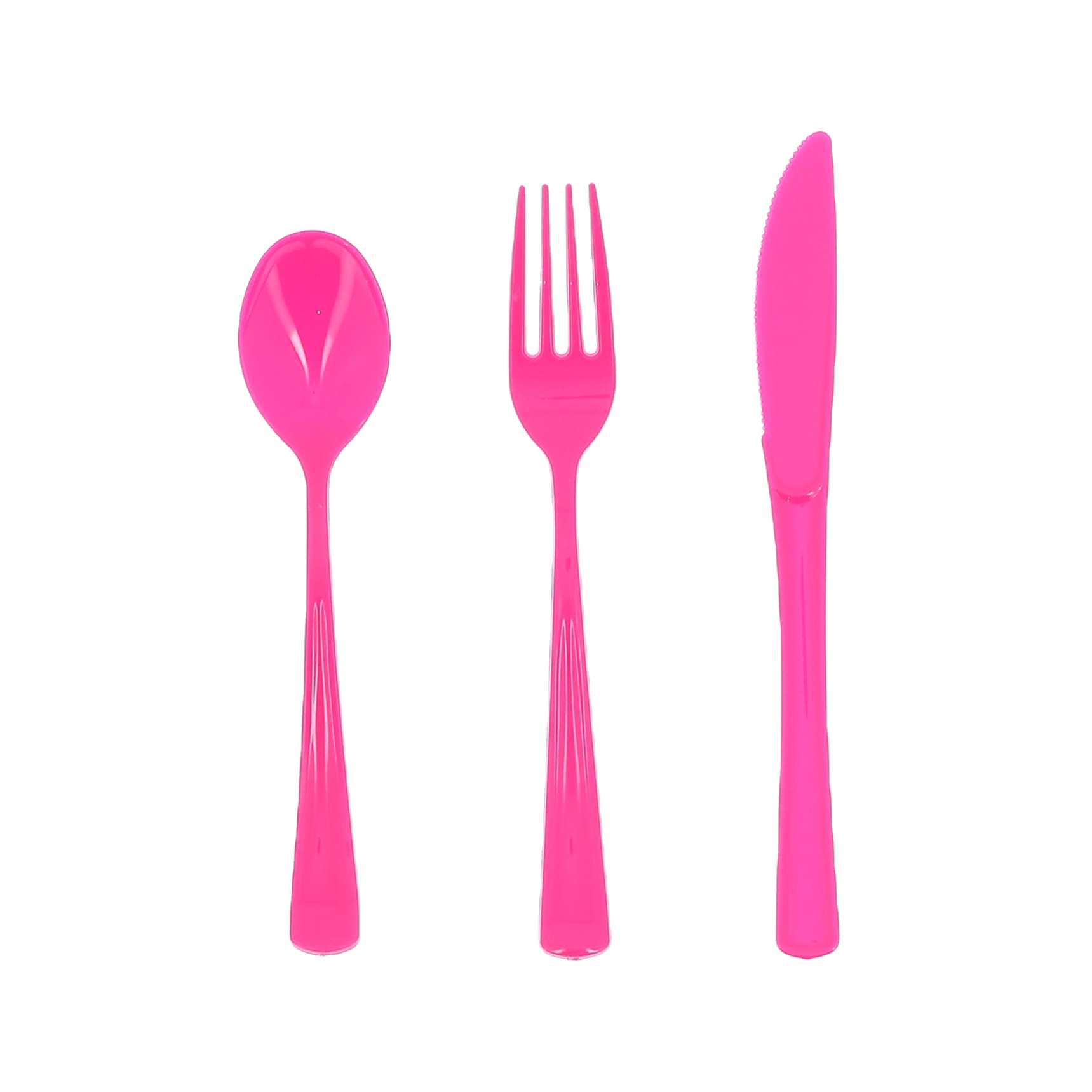 18 Couverts Réutilisables Framboise