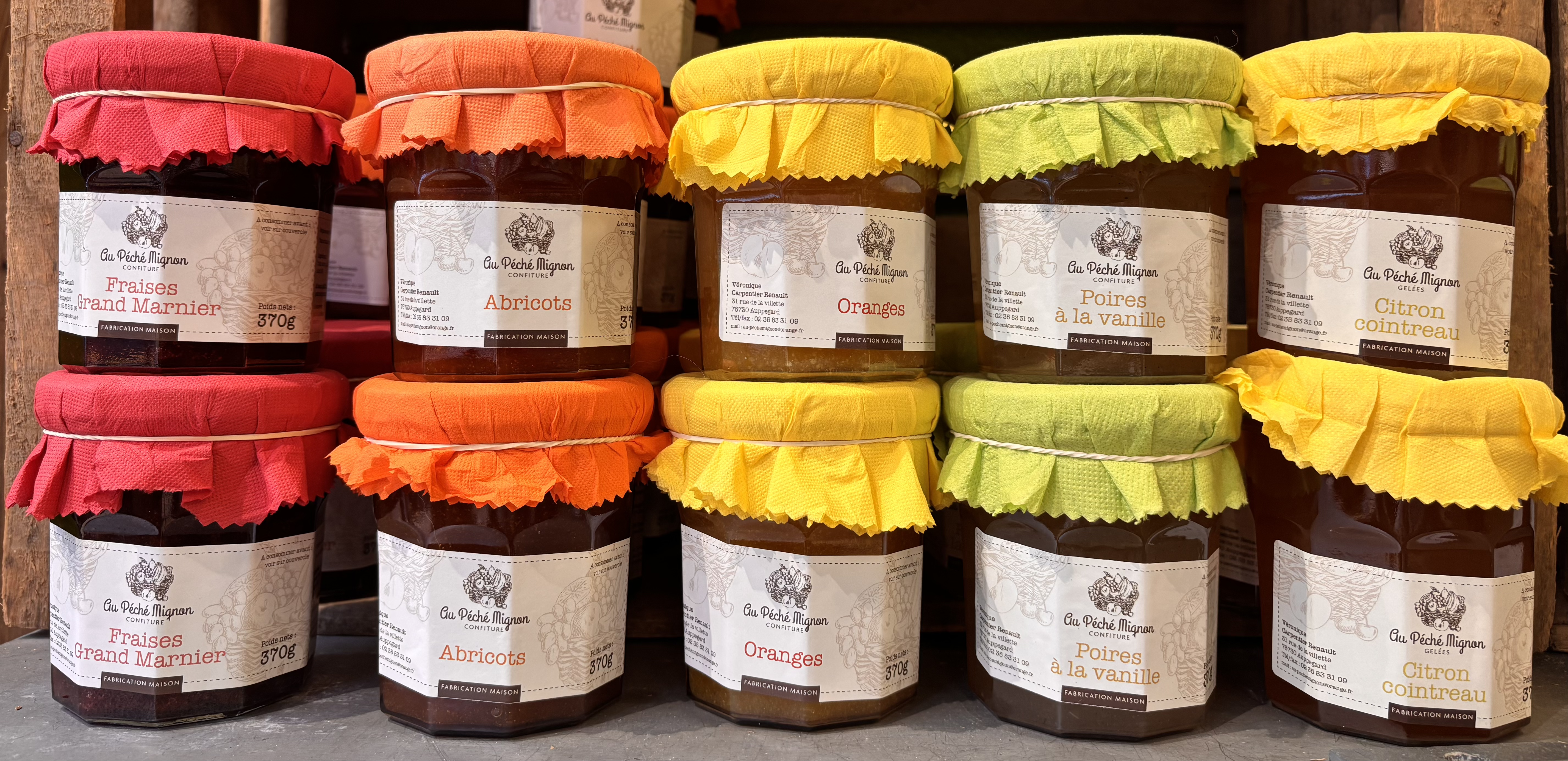 Confiture "Au Péché Mignon" 370g