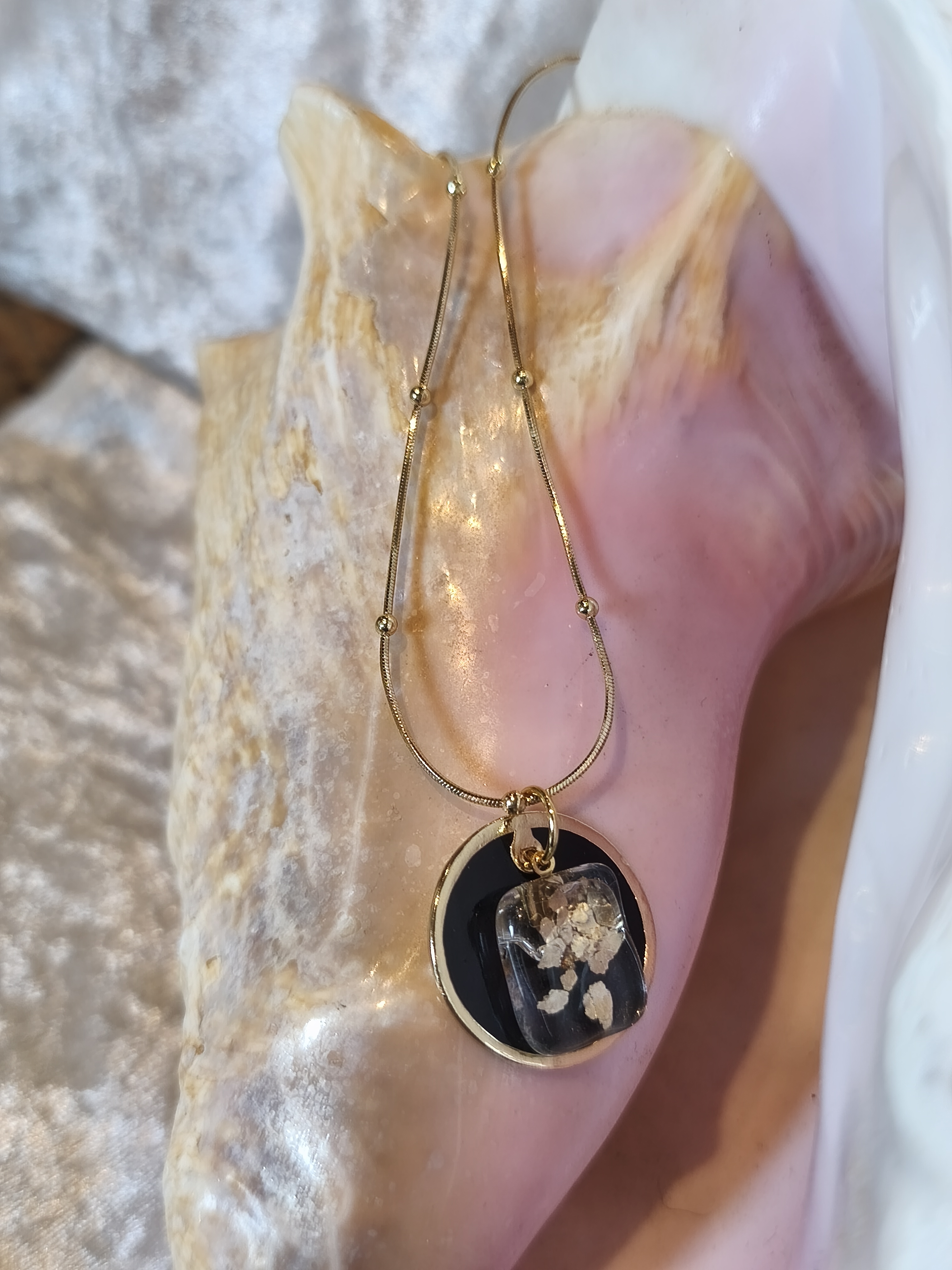 Pendentif perle/nacre