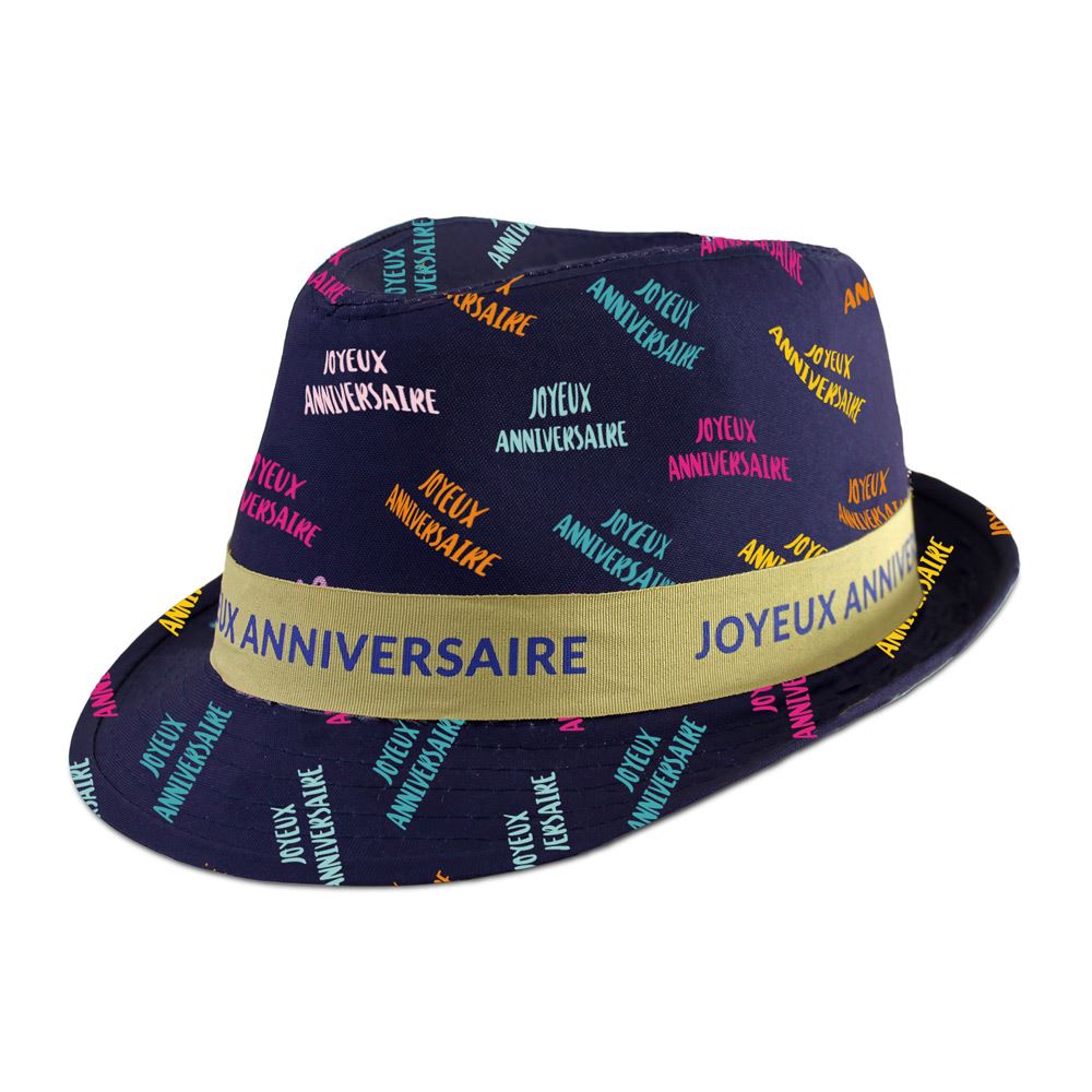 1 borsalino bleu anniversaire multi