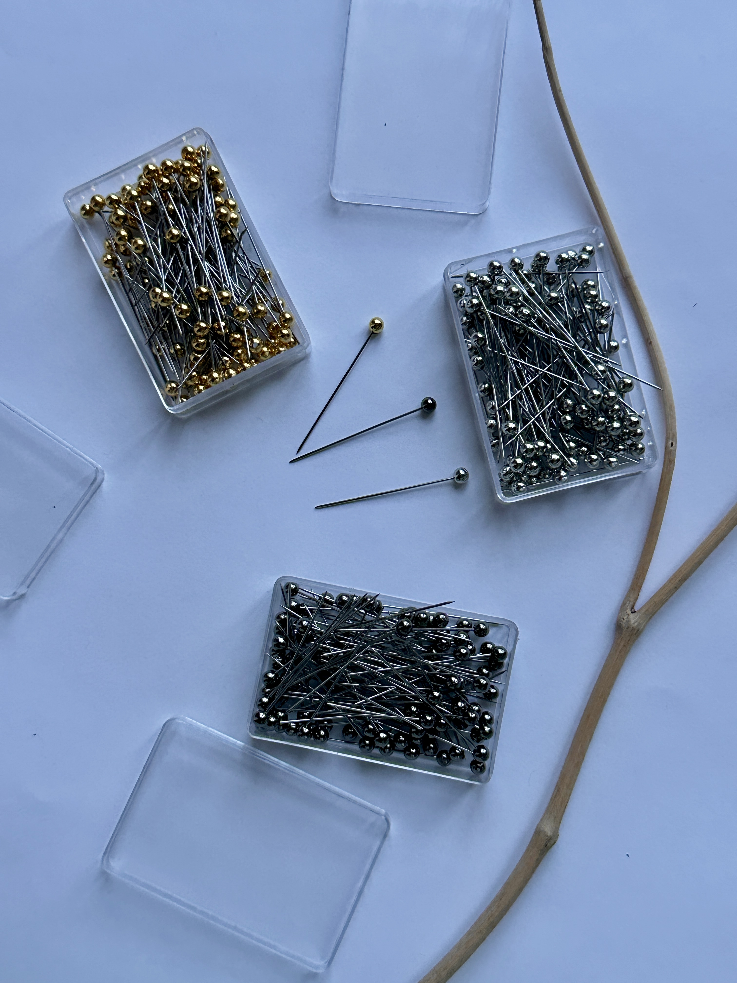 Lot 3 boites Aiguilles Collection Gold