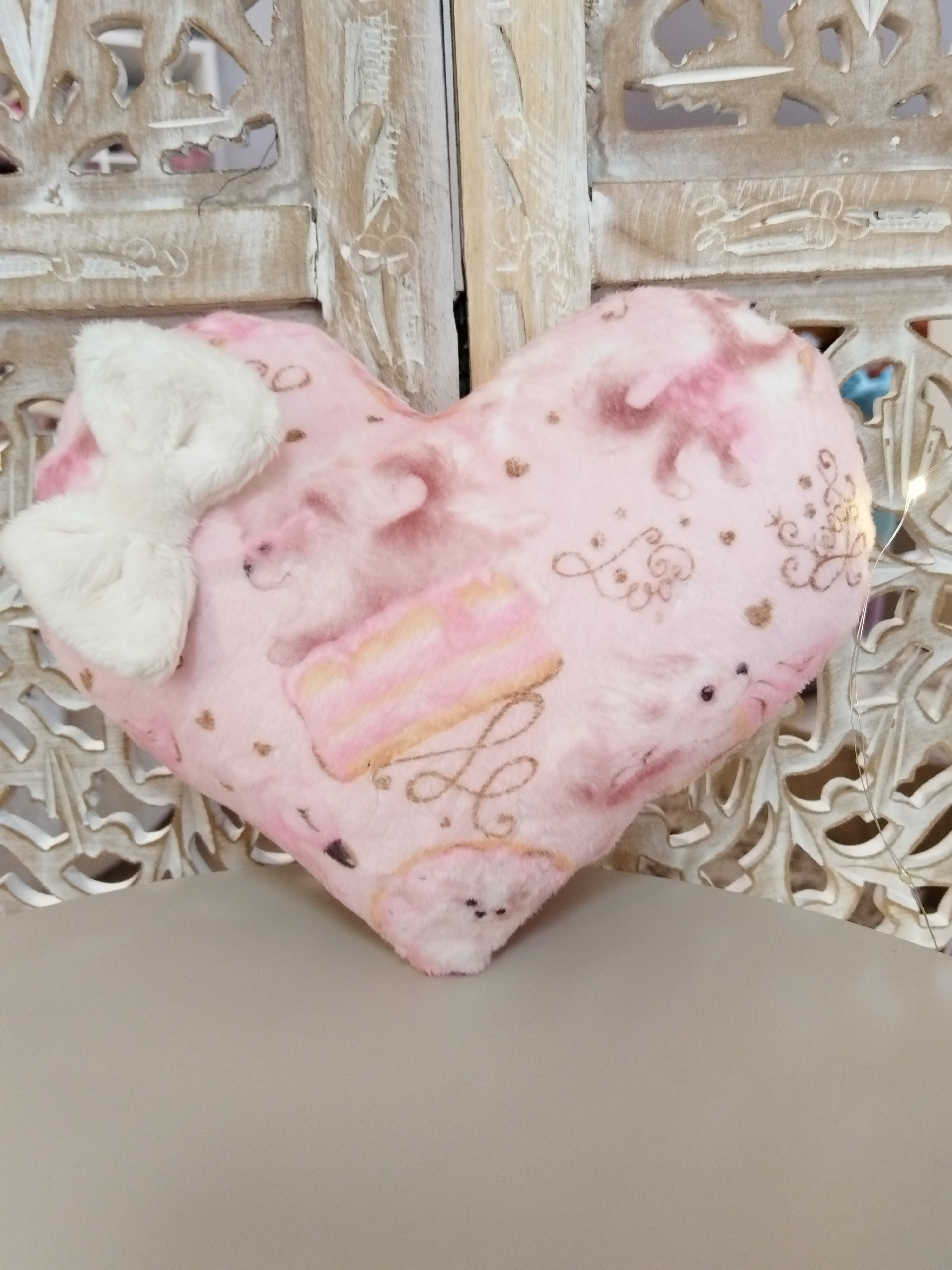 Coussin Coeur Loopi'Love