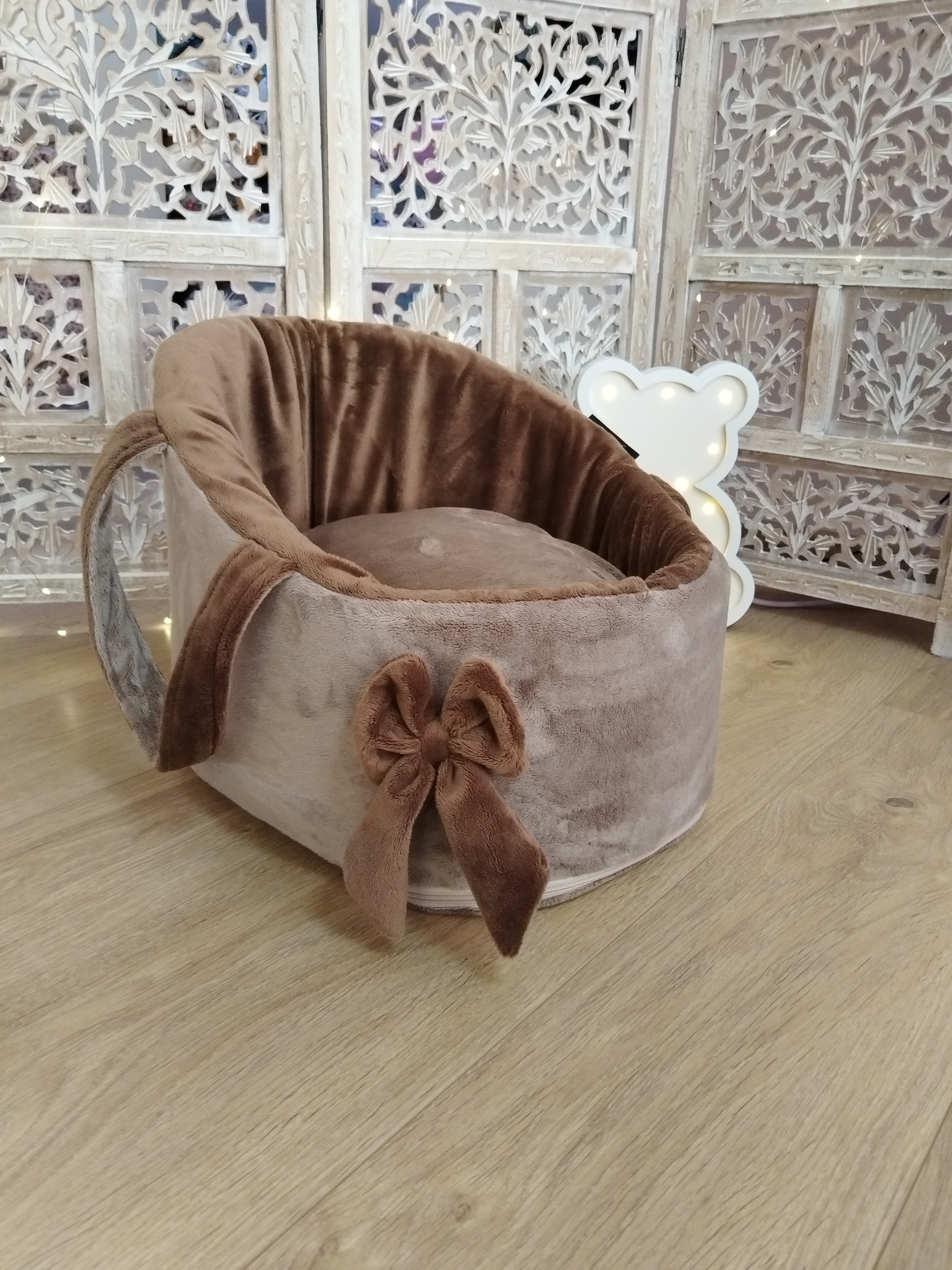 Housse Berceau - Mocca Coconut