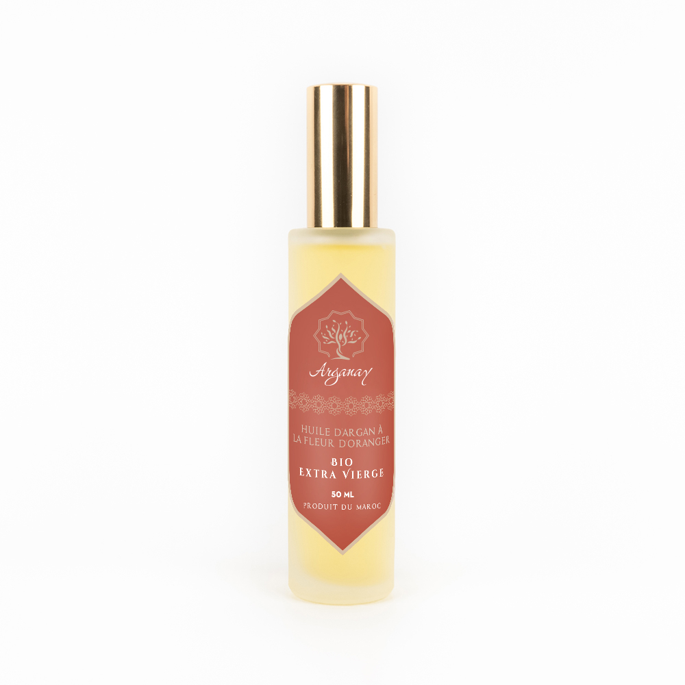 Huile d'argan à la fleur d'oranger 50ml
