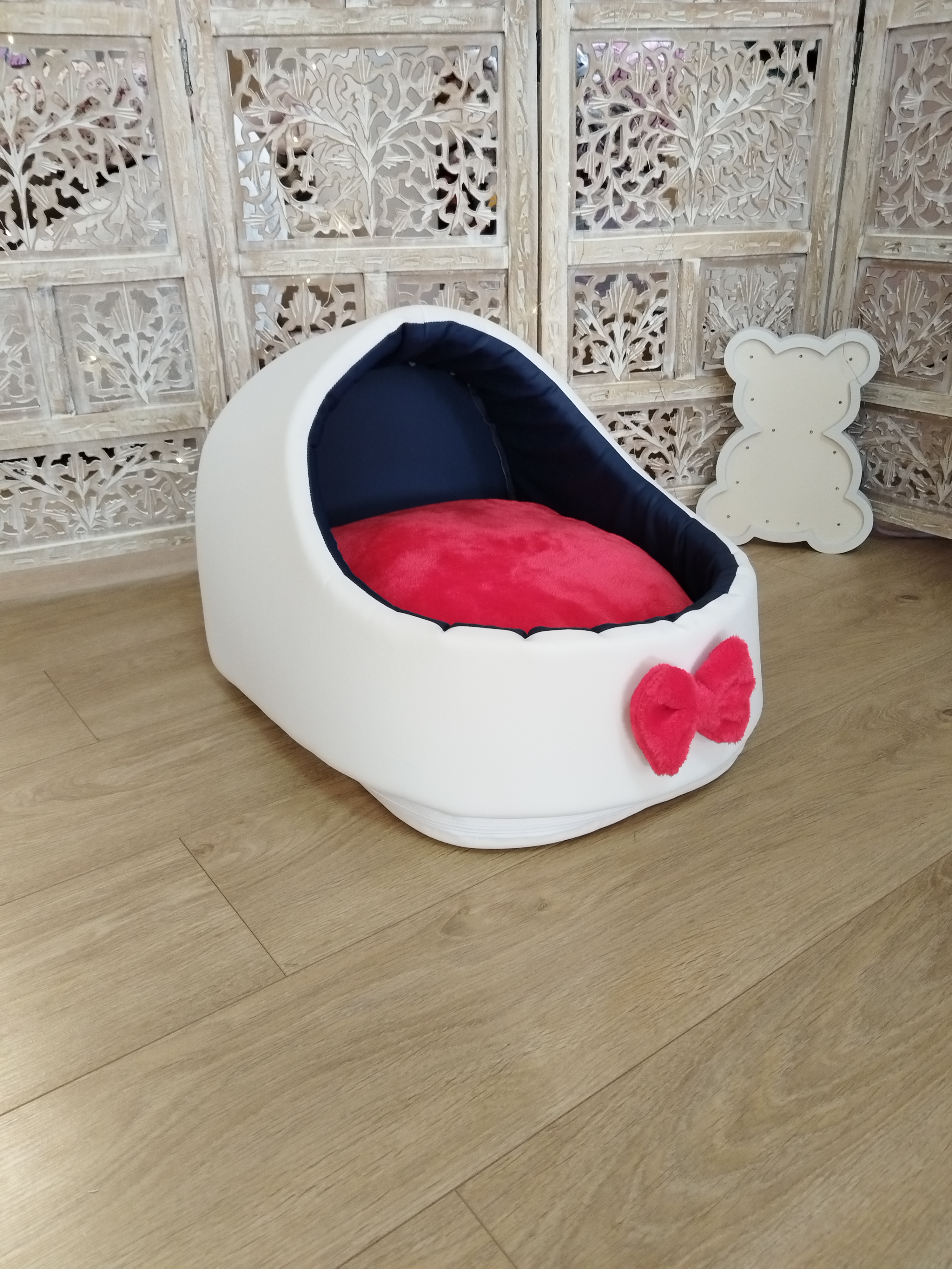 Softygloo Blanc & Bleu Marine