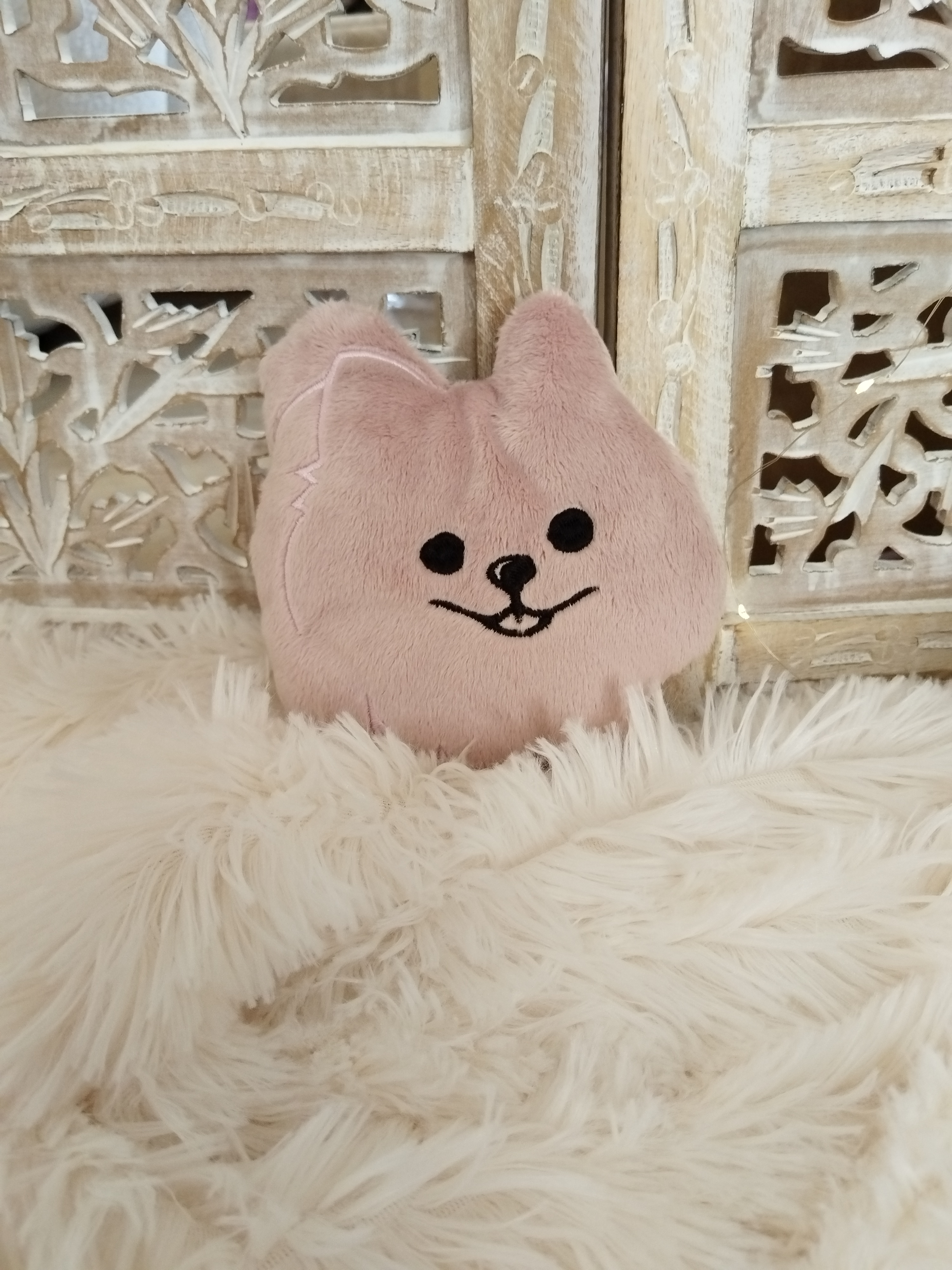 Jouet Poméranian - Rose Poudré