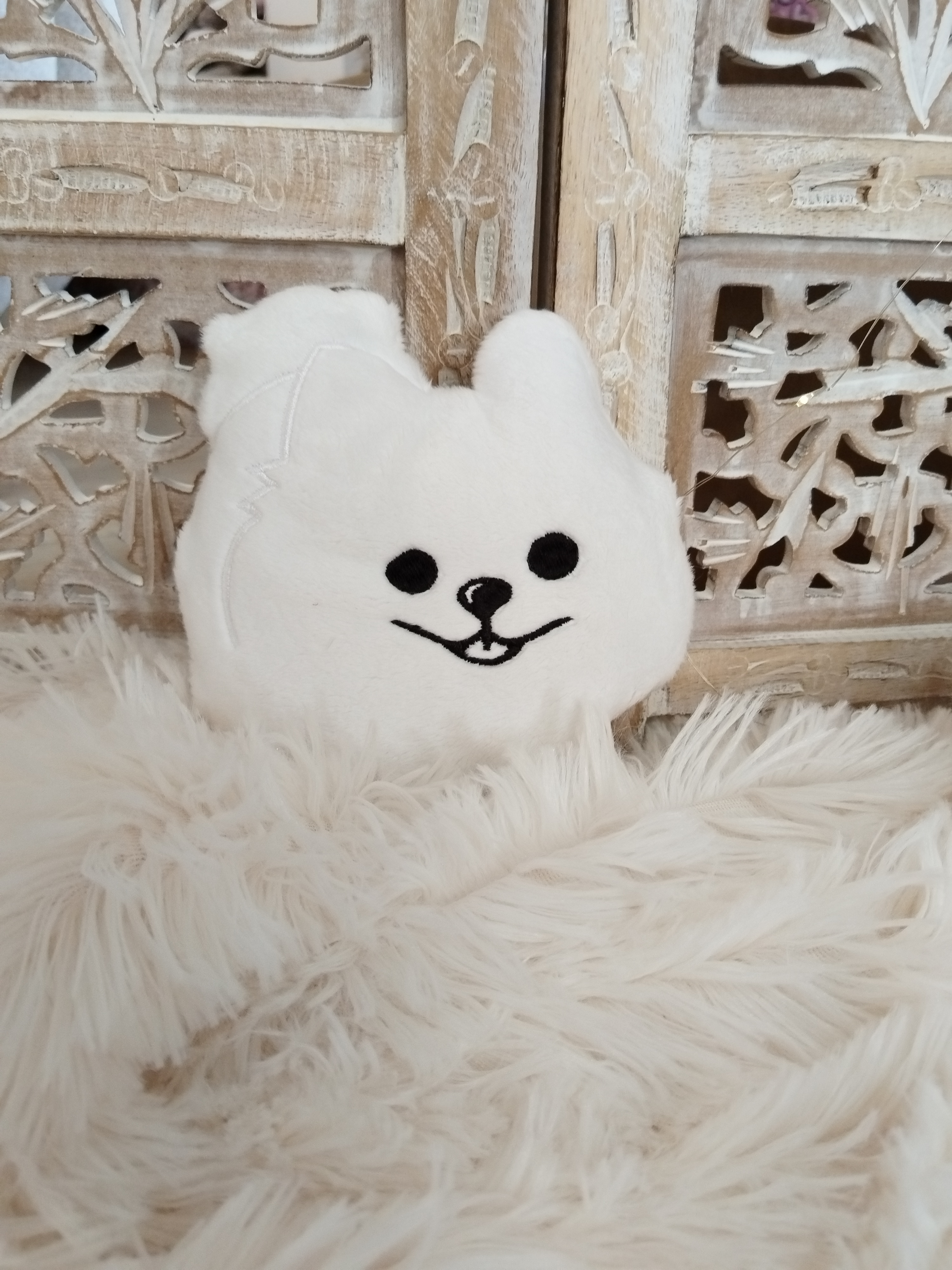 Jouet Poméranian - Blanc