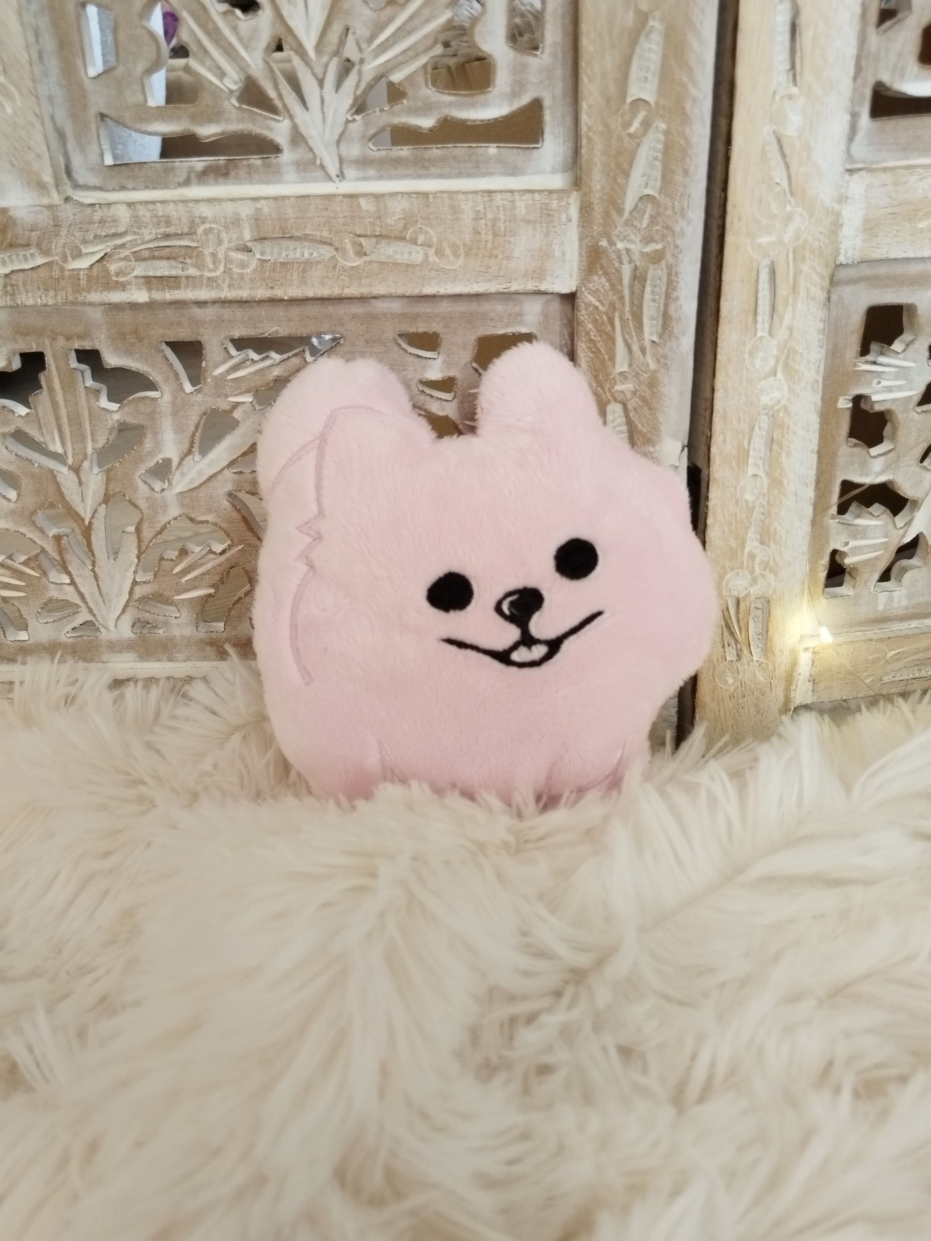 Jouet Poméranian - Rose