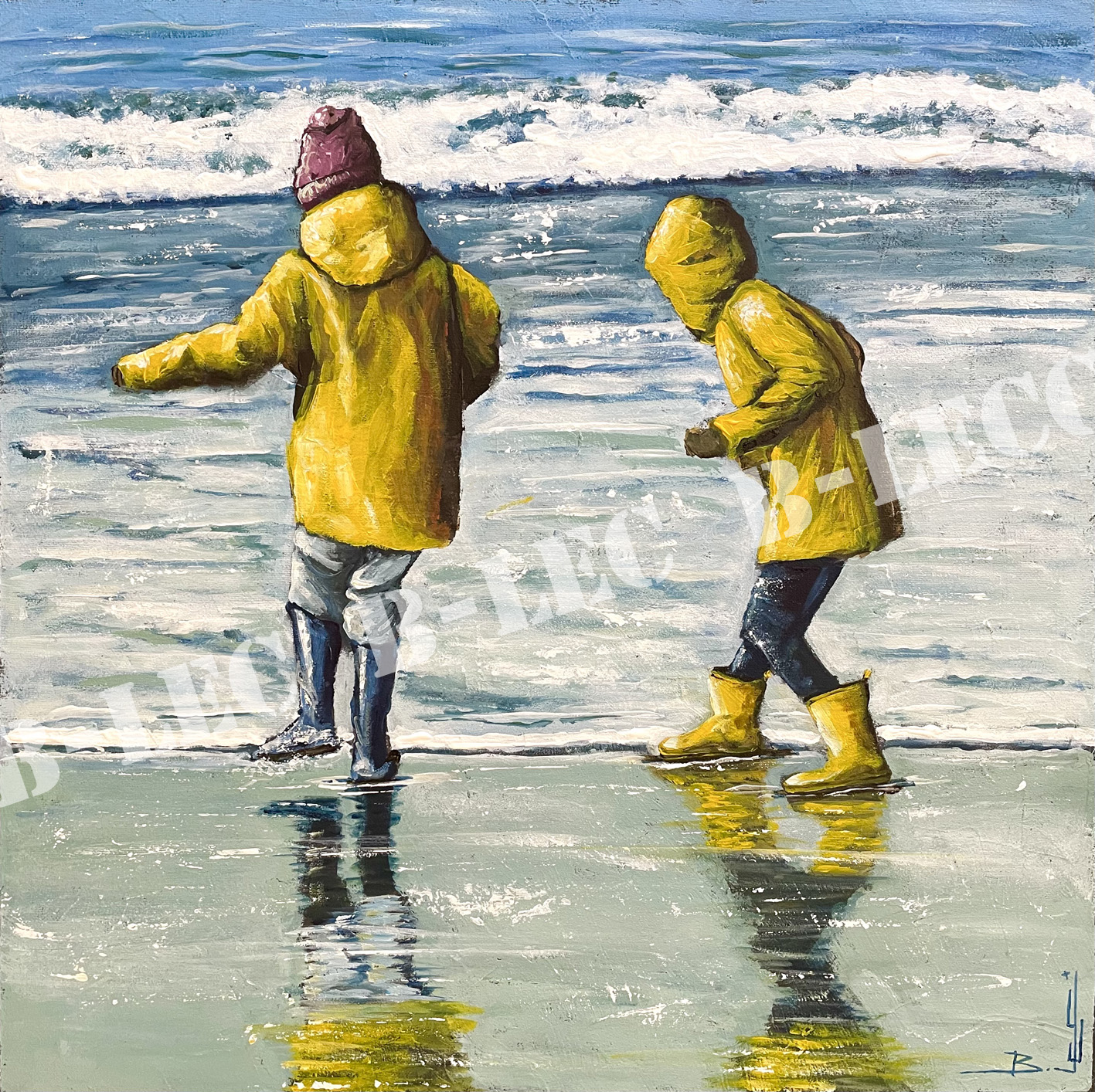 ...Les enfants en cirés jaunes