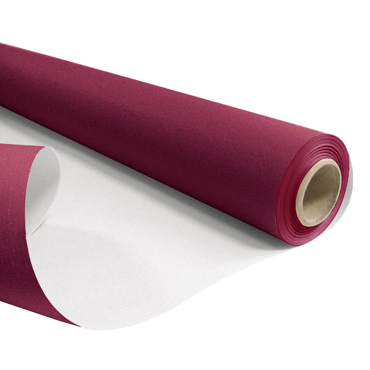 Rouleau kraft blanc/aubergine 0.79x40m