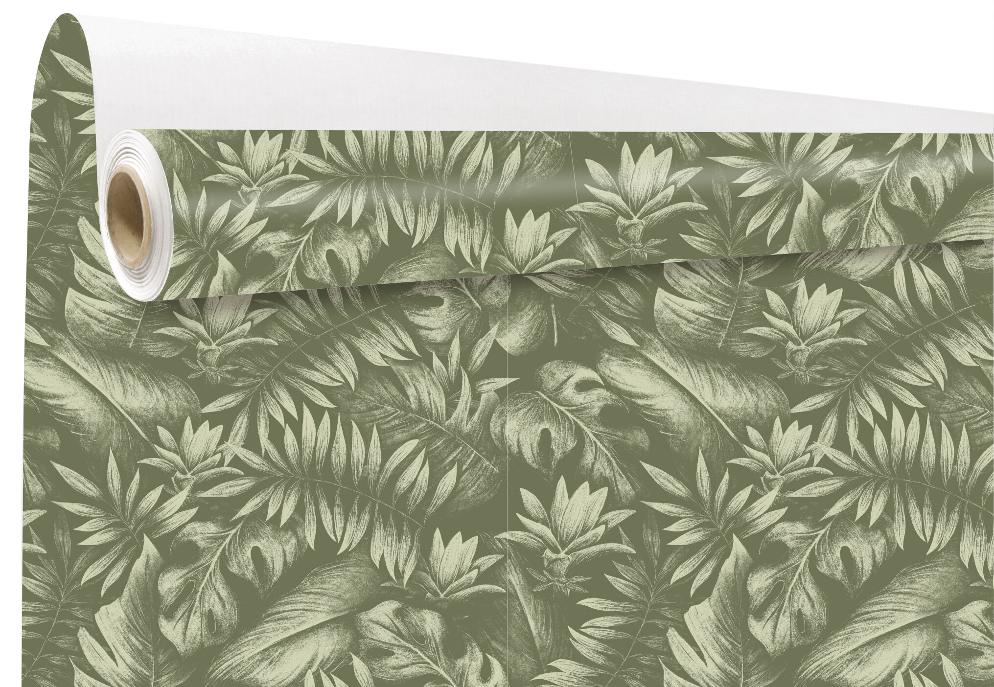 Rouleau kraft motif kaki 0.79x40m