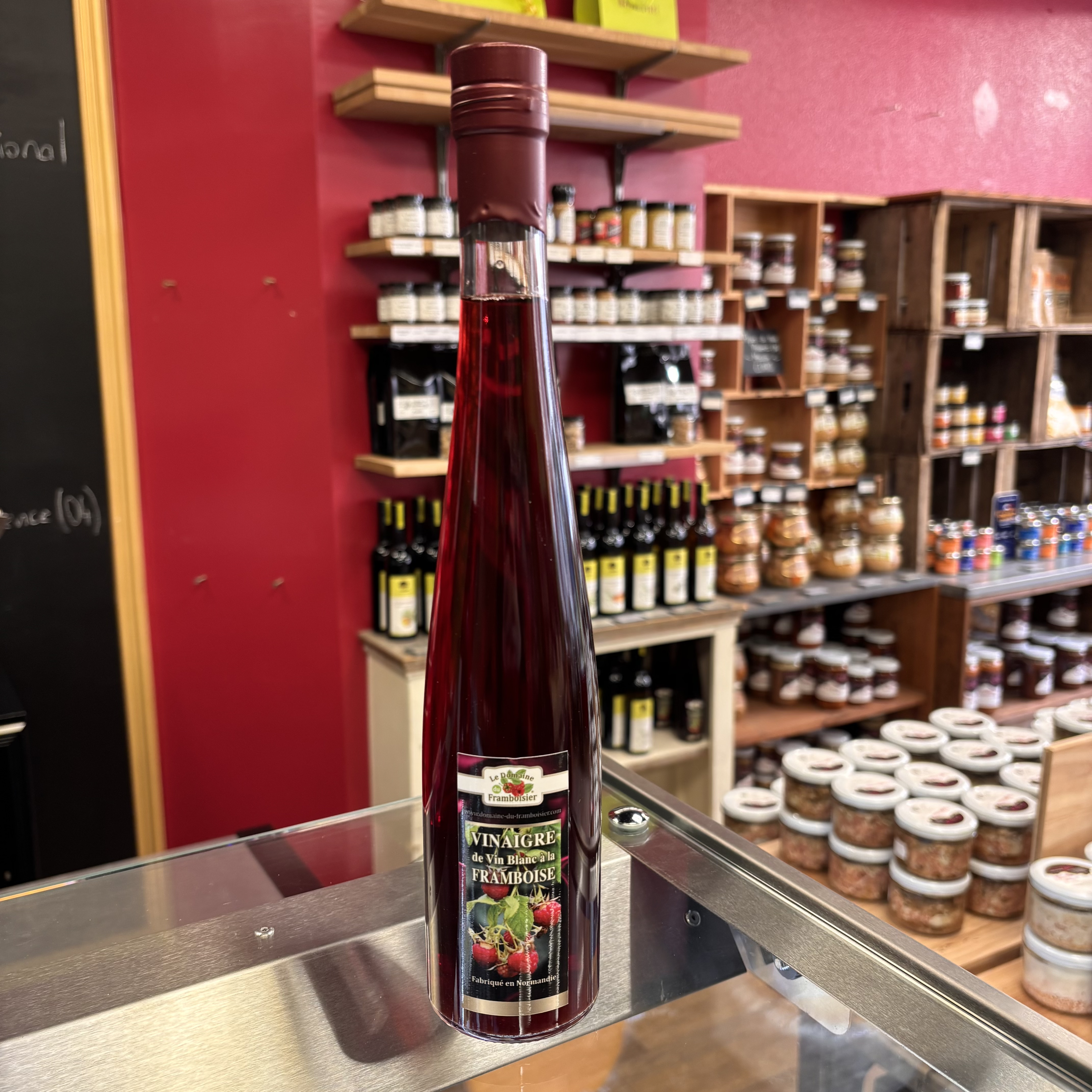 Vinaigre de Vin Blanc à la Framboise