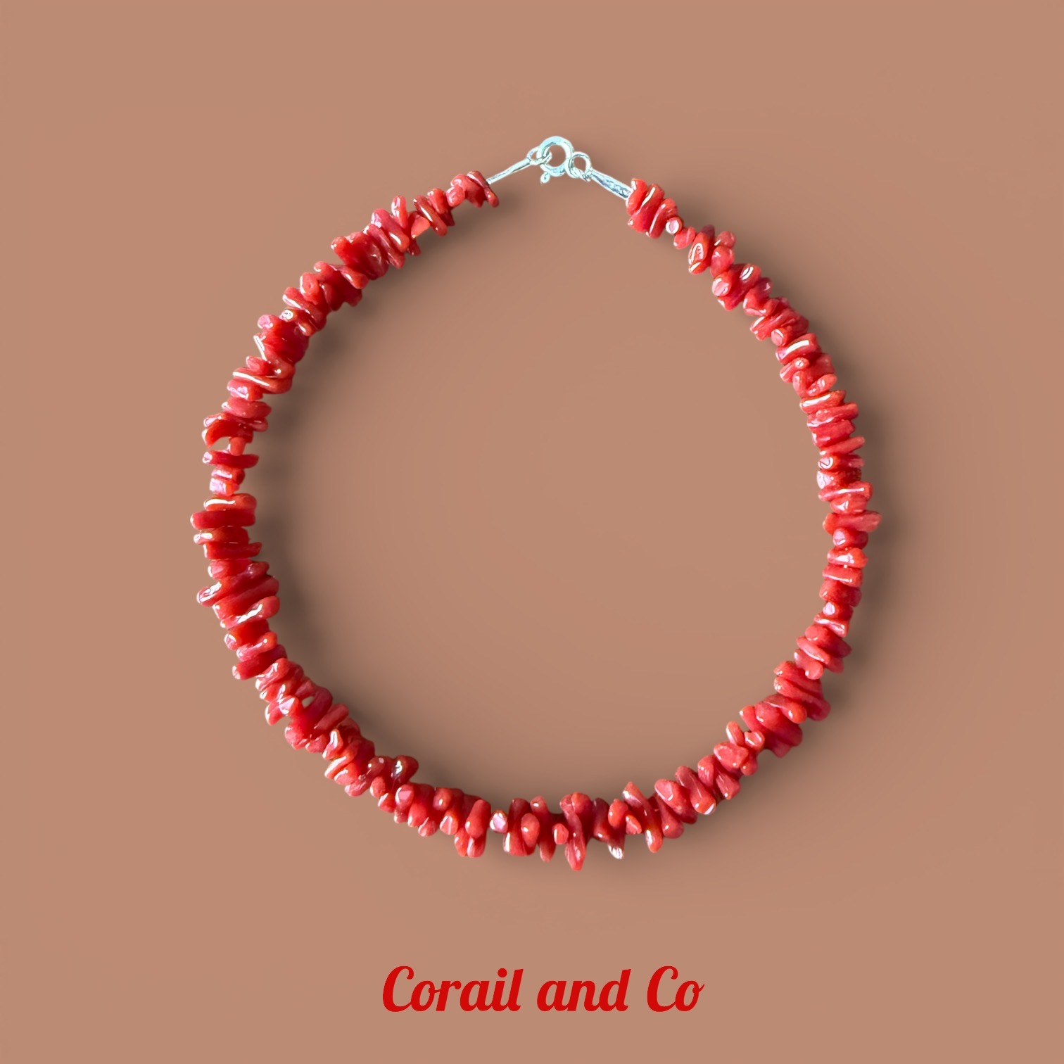 Bijoux de cheville en corail traditionnel